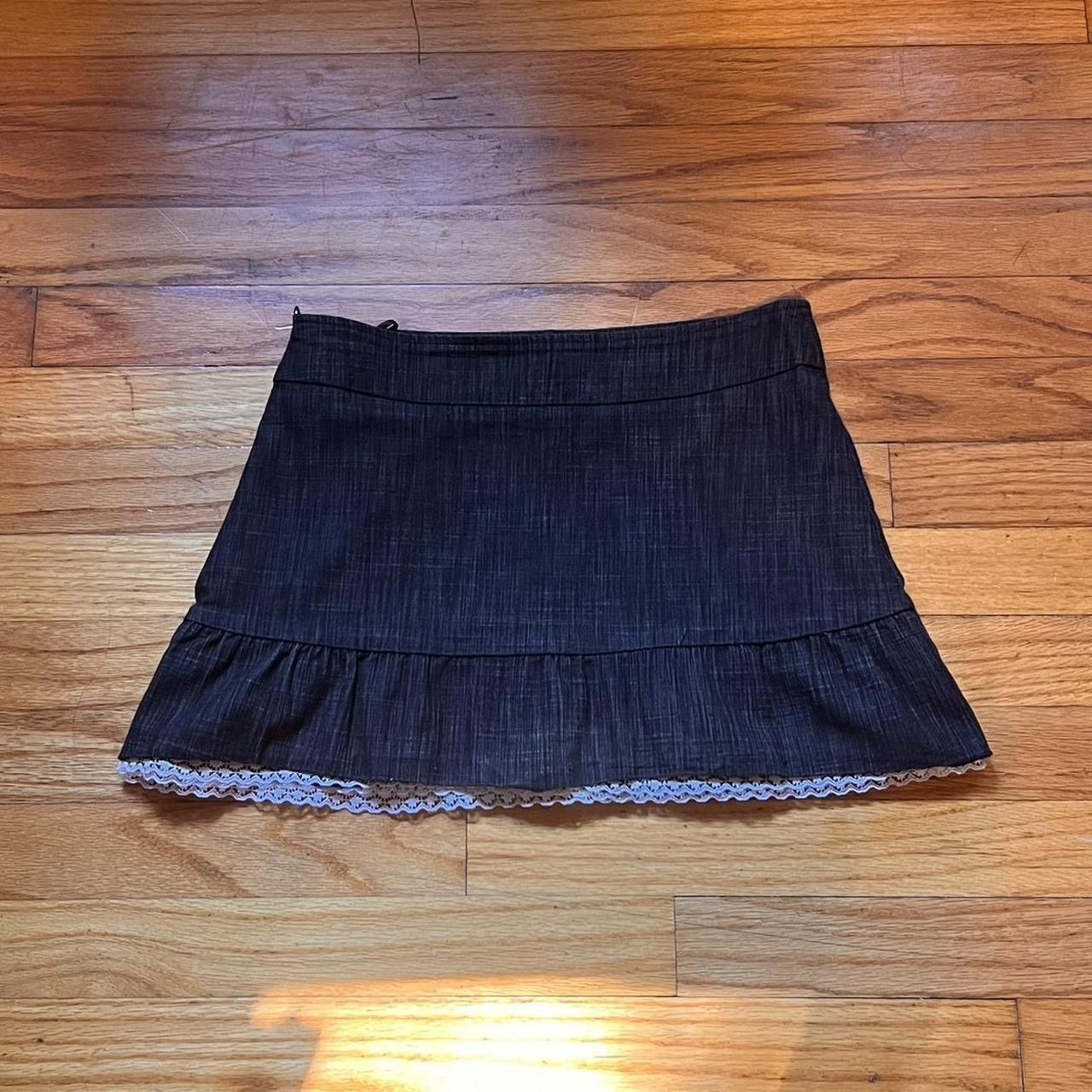 Other Lace Trim Mini Skirt Size 26" / US 2 / IT 38 - 3 Thumbnail