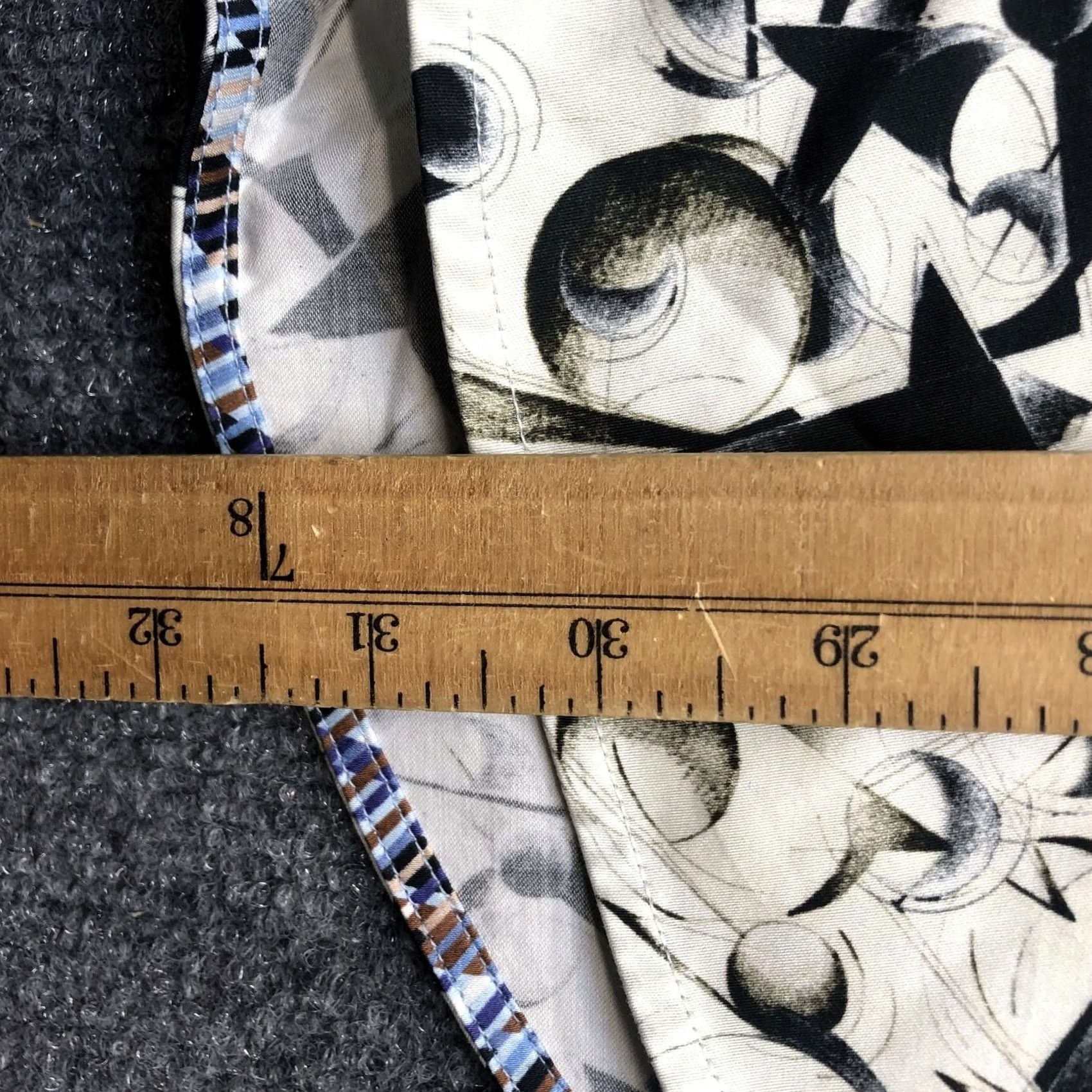 Robert Graham Robert Graham Shirt Mens Large White Geometric Short Sleeve Button Up Casual Size US L / EU 52-54 / 3 - 2 Thumbnail