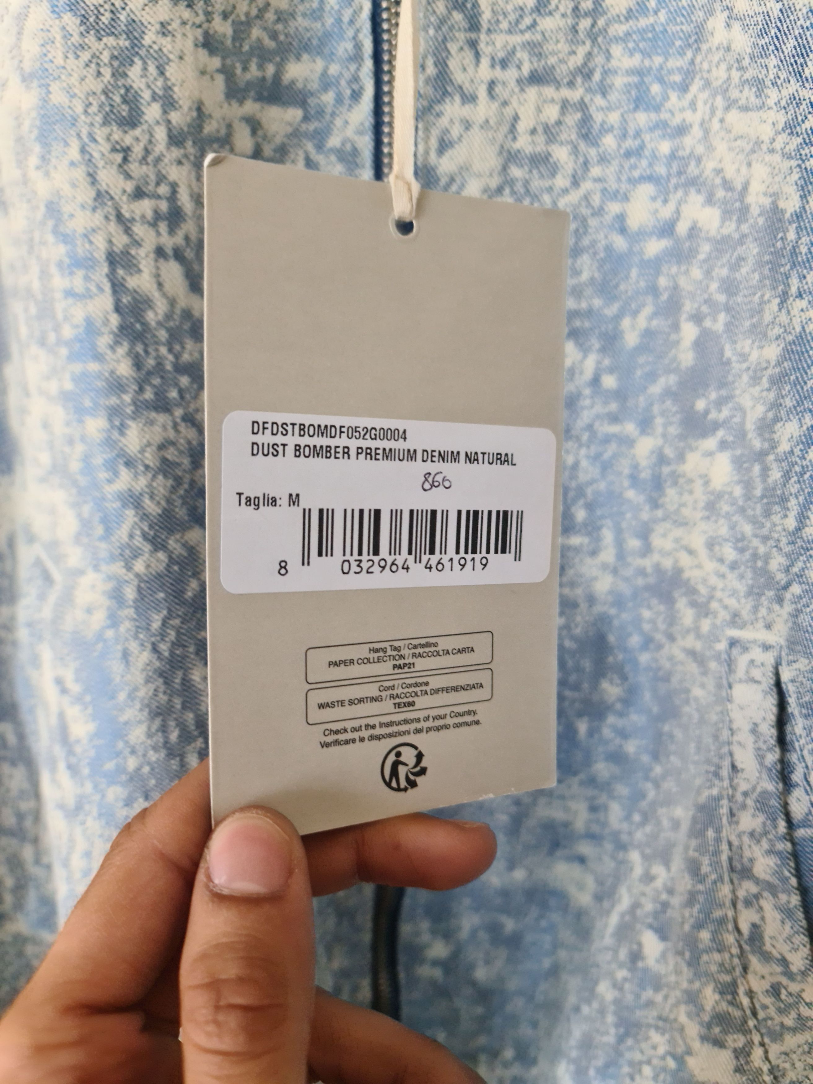 PDF PDF CHANNEL DUST DENIM BOMBER Size US M / EU 48-50 / 2 - 3 Thumbnail