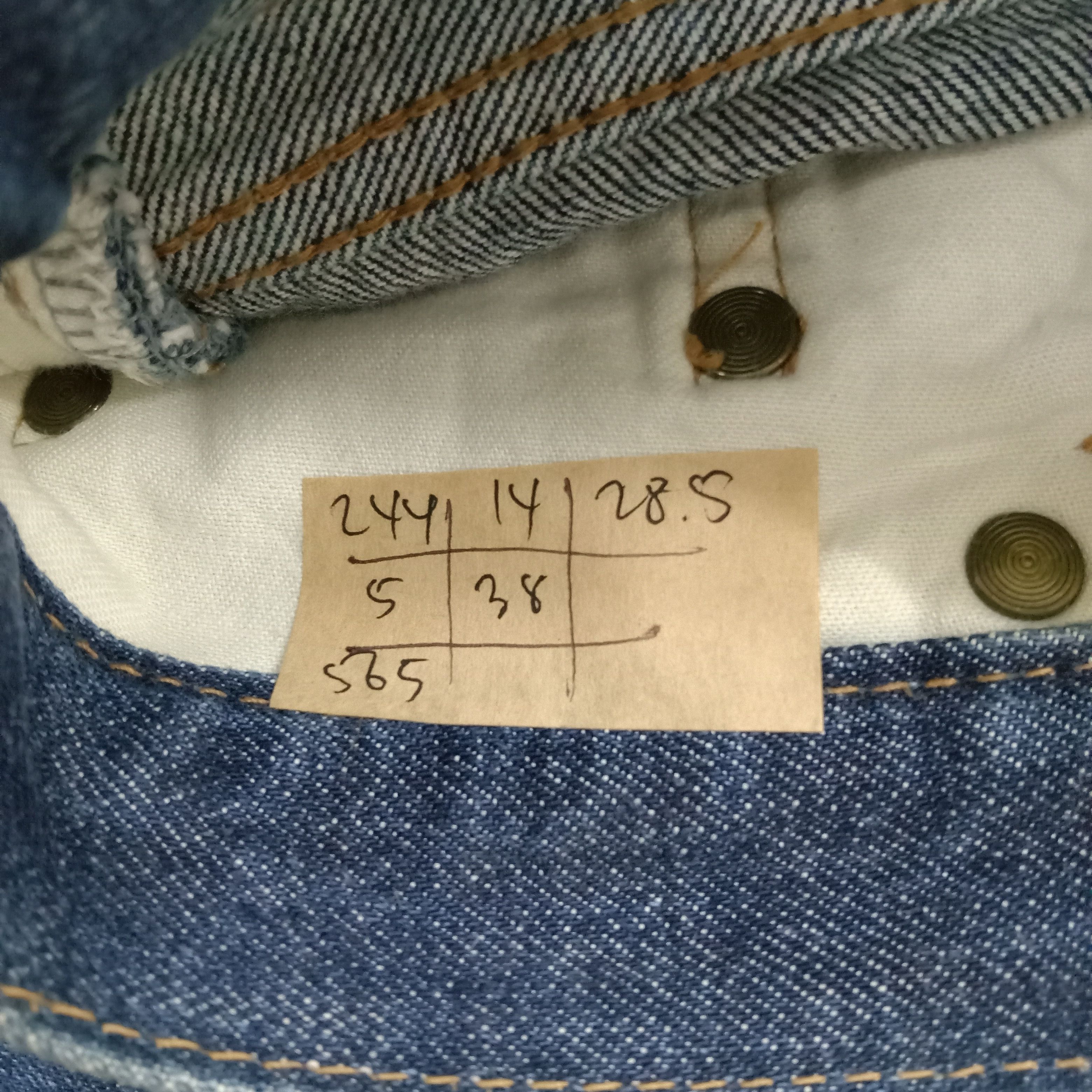 Hysteric Glamour Hysteric Glamour Japanese Brand Denim Jeans C244N5 Size US 28 / EU 44 - 15 Thumbnail