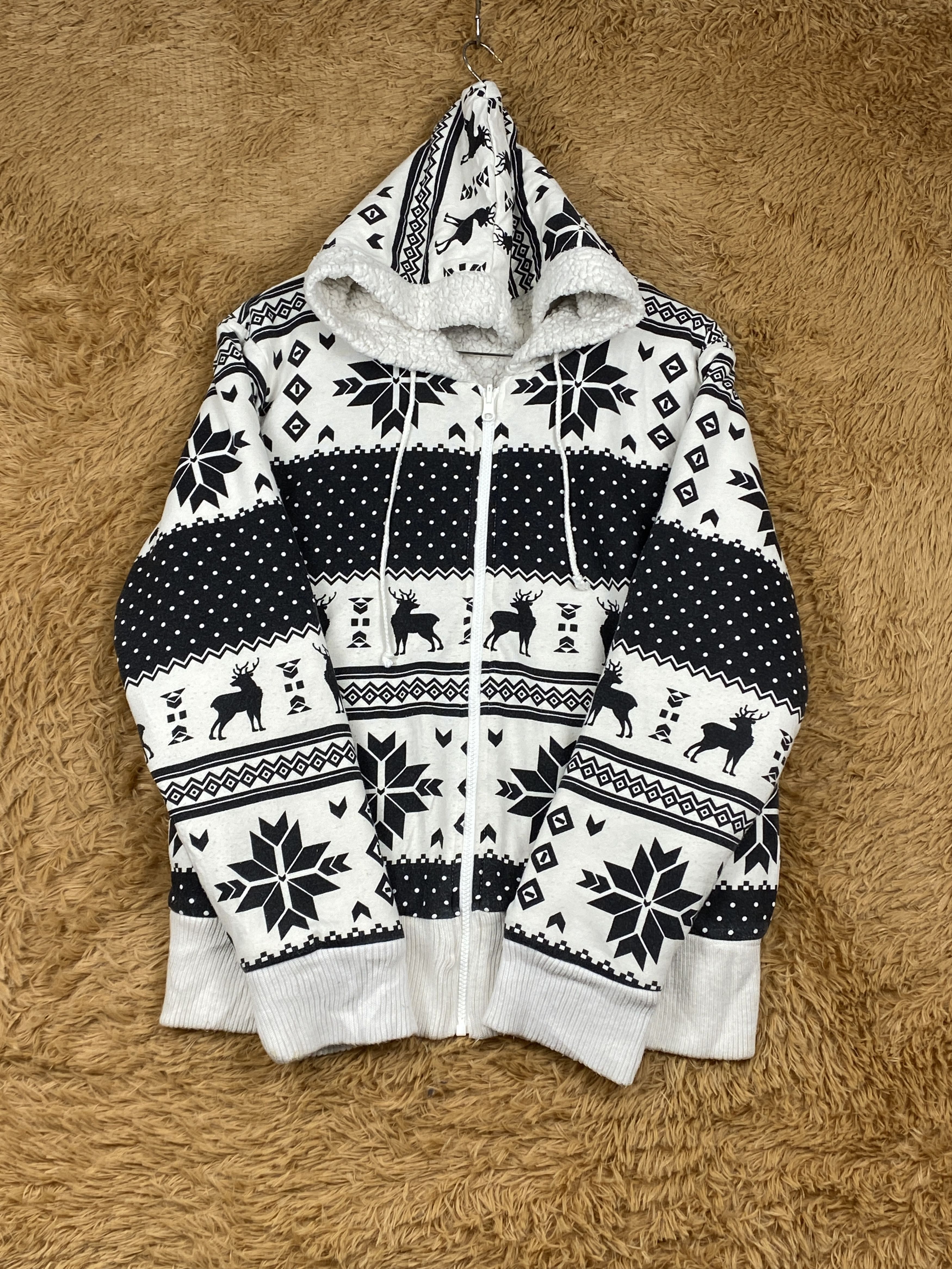 Japanese Brand × Native × Vintage Healthy Karen Reversible Navajo Aztec Native Sweater Jacket Size US M / EU 48-50 / 2 - 4 Thumbnail