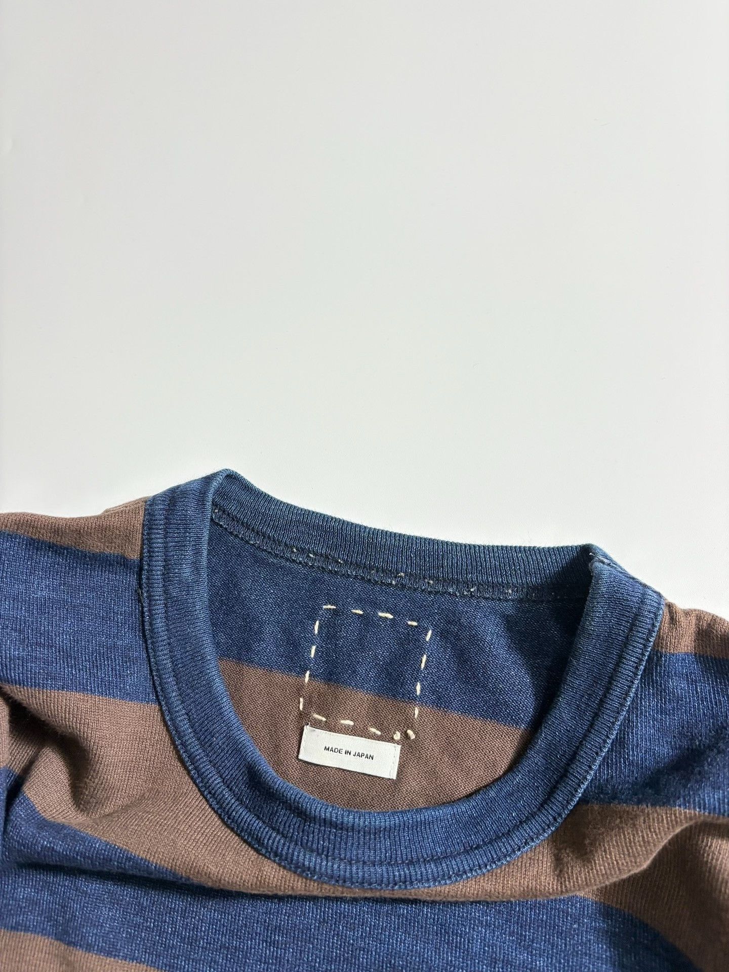 Visvim Visvim Border Long Stripe Long Sleeve Size US S / EU 44-46 / 1 - 6 Thumbnail