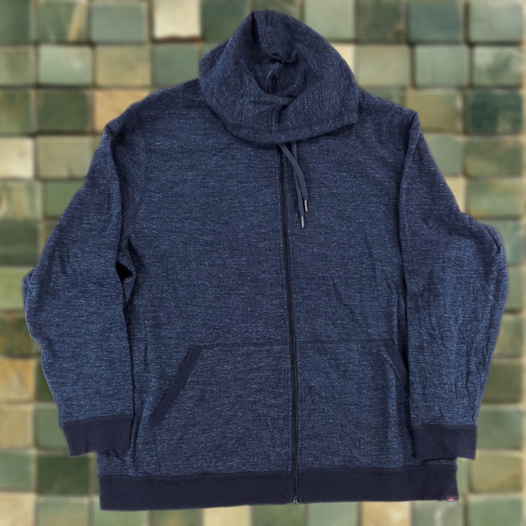 Faherty Faherty Full Zip Hoodie Jacket Blue Long Sleeve Mens 3XLT NWT Size US XXL / EU 58 / 5 - 1 Thumbnail