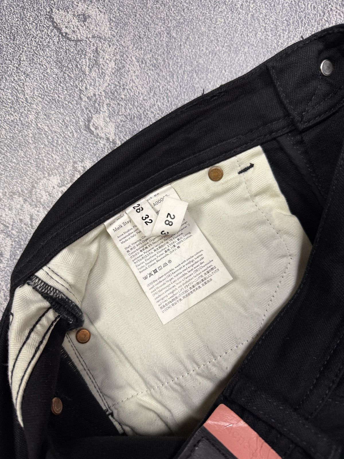 Acne Studios Acne Studios Bla Konst Melk Stay Black Jeans Size US 28 / EU 44 - 9 Thumbnail