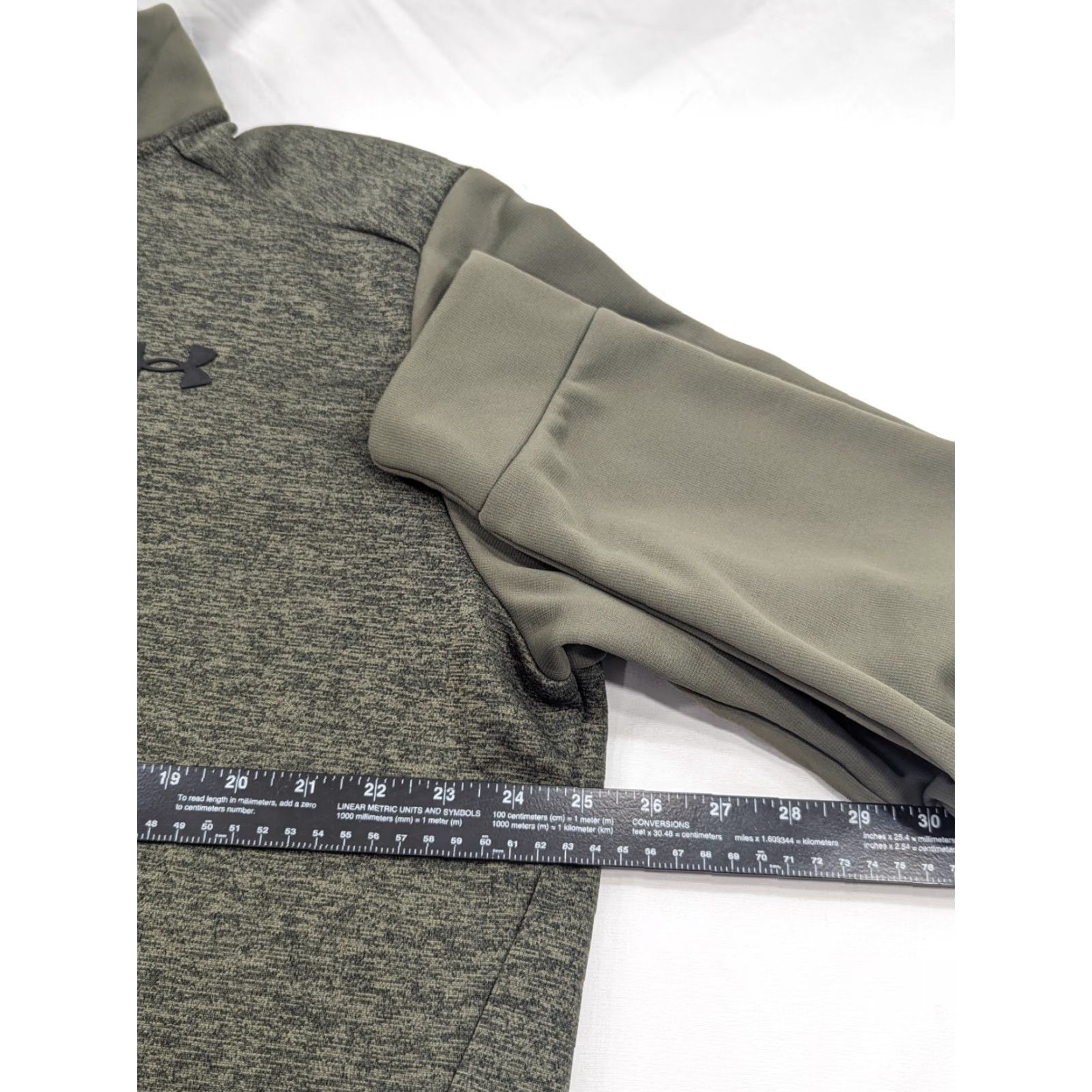 Under Armour Under Armour Jacket Medium/Large XL Loose Green 1/4 Zip Pullover Men Sports Outdoor Activewear Size US XL / EU 56 / 4 - 7 Thumbnail