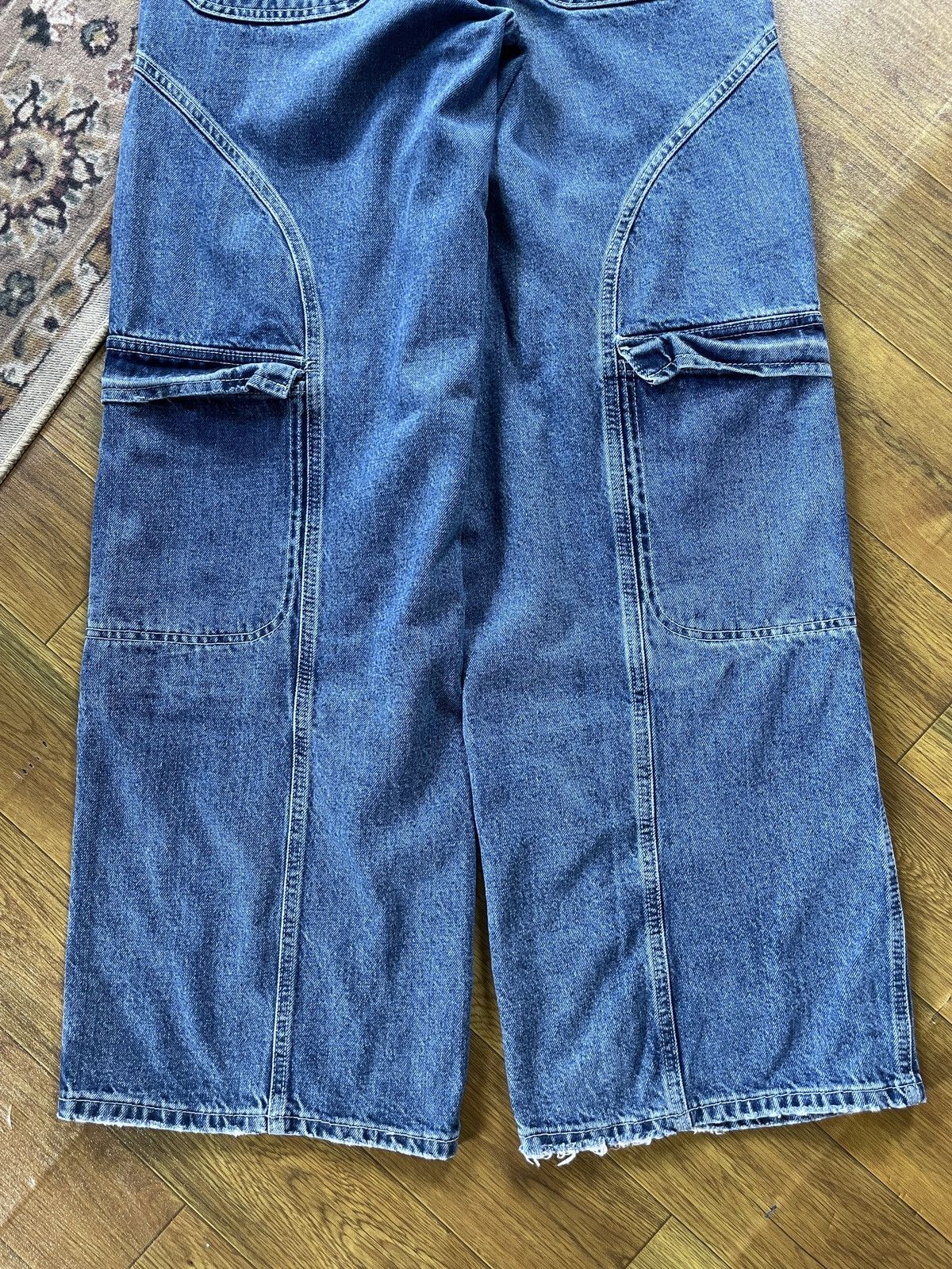 Bdg × Designer Crazy Y2K Baggy Wide Leg Pants Size US 30 / EU 46 - 10 Thumbnail