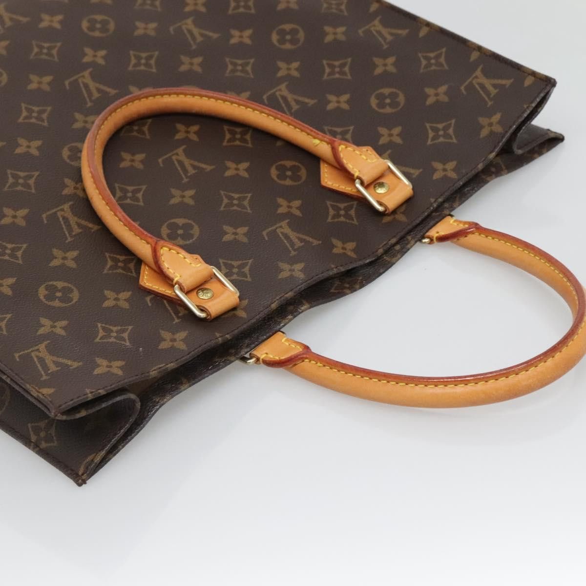 Louis Vuitton LOUIS VUITTON Monogram Sac Plat Hand Bag M51140 Size ONE SIZE - 6 Thumbnail