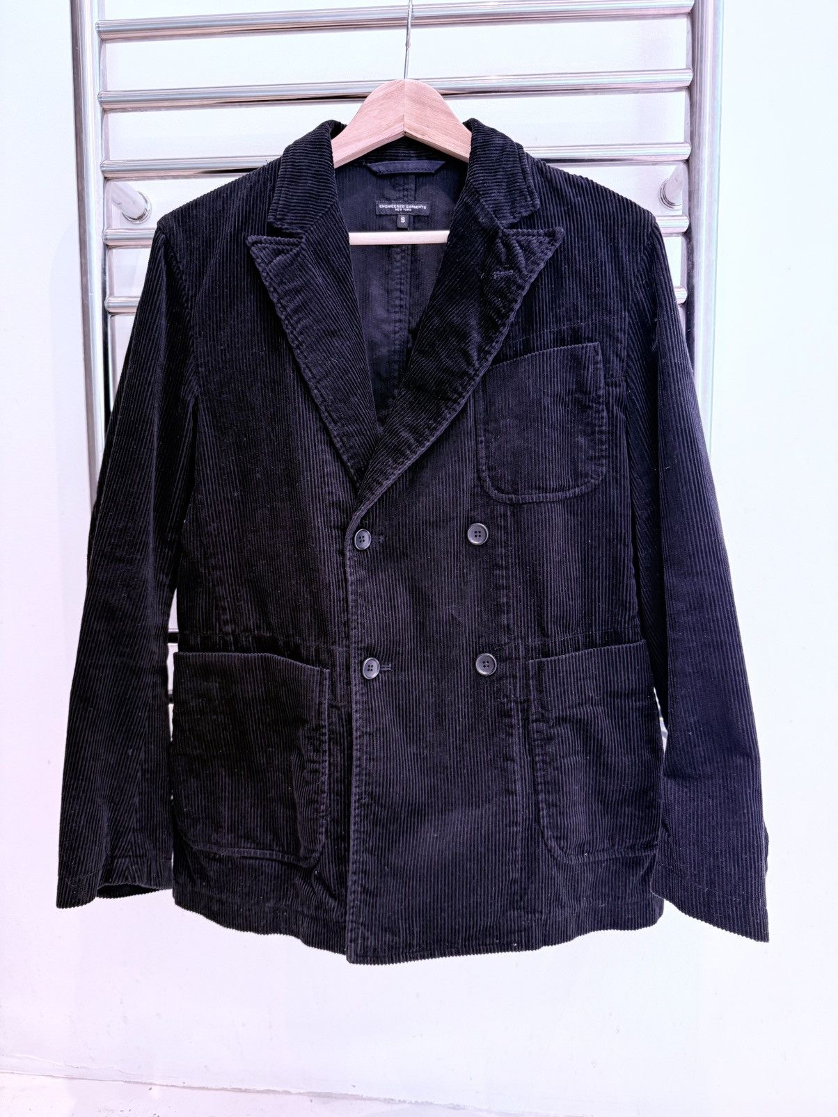 Engineered Garments corduroy double breasted blazer jacket Size US S / EU 44-46 / 1 - 1 Thumbnail