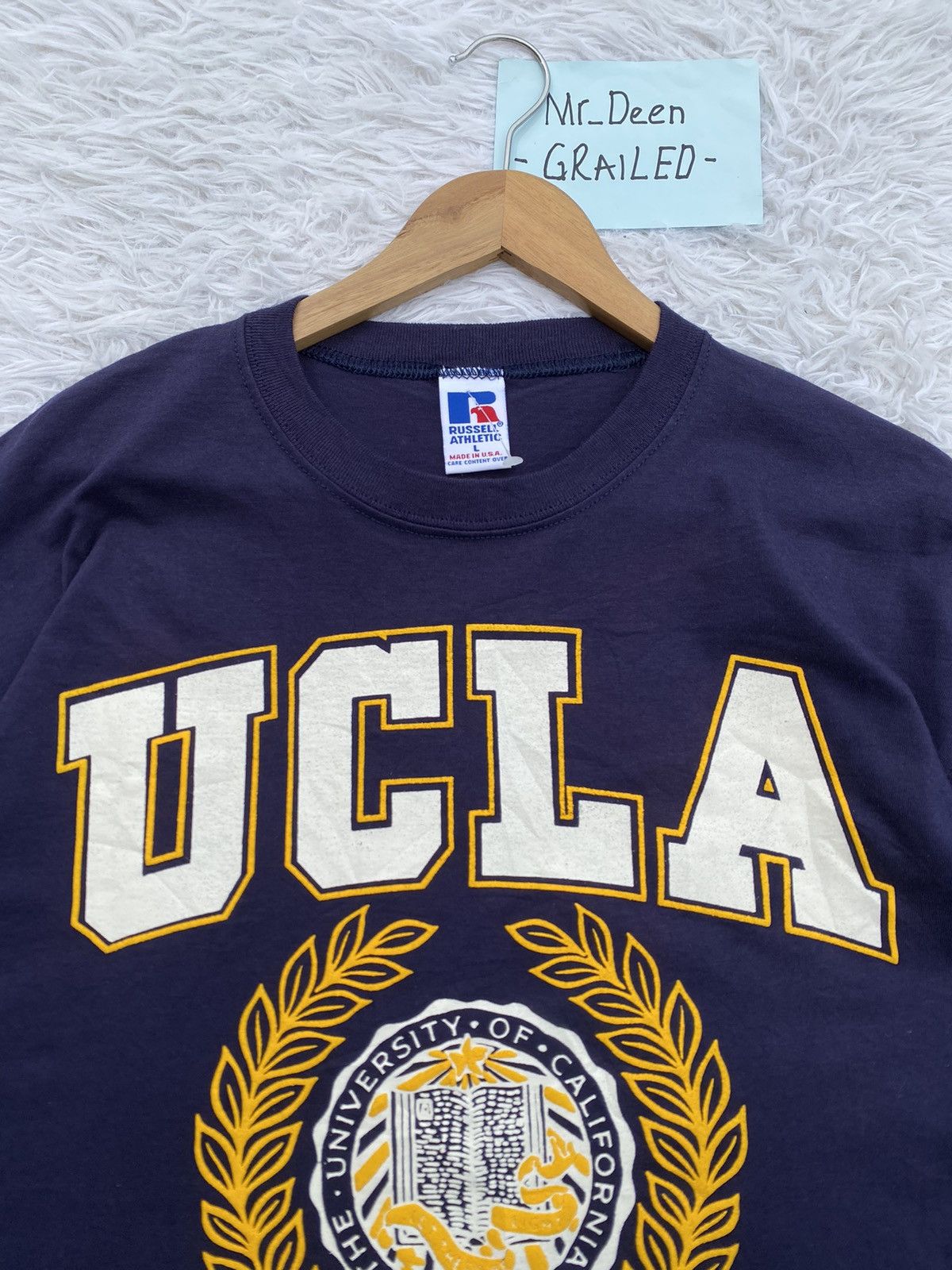 Vintage Vintage UCLA University of California Las Angelas RussellTee Size US L / EU 52-54 / 3 - 7 Thumbnail