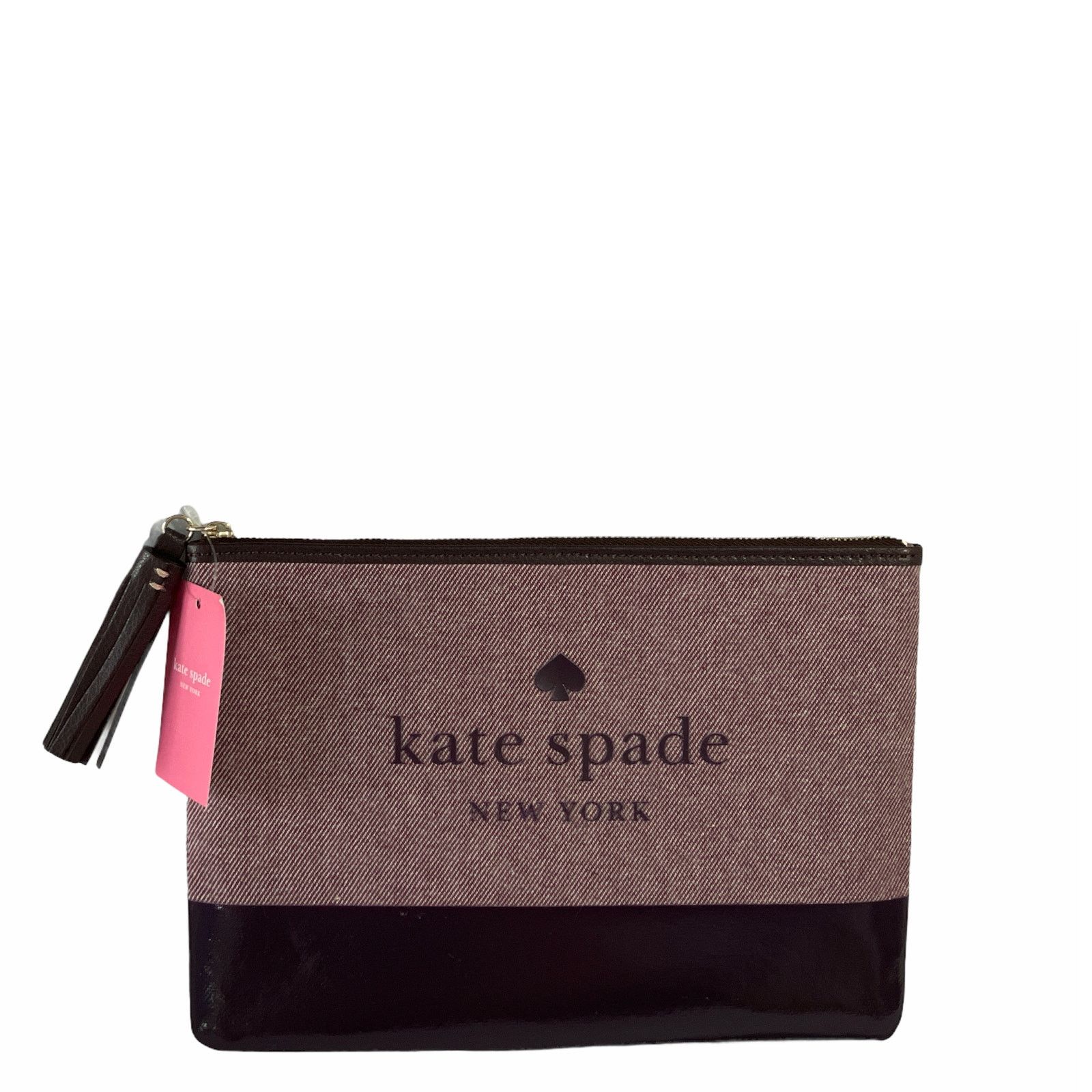 Kate Spade Kate Spade Women Large Tassel PouchLogo Deep Plum Red Size ONE SIZE - 1 Thumbnail