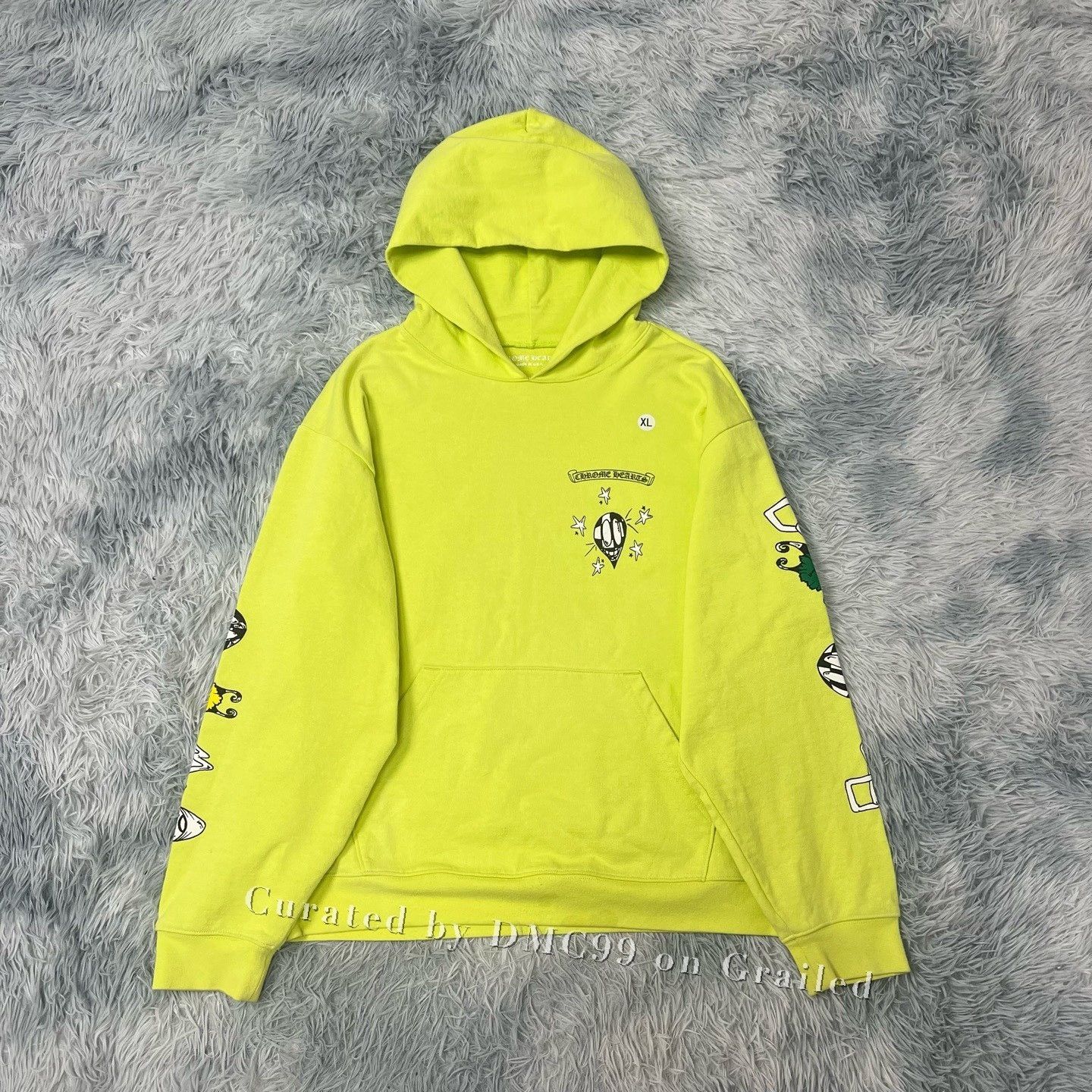 Chrome Hearts CHROME HEARTS YELLOW MATTY BOY HOODIE | Grailed