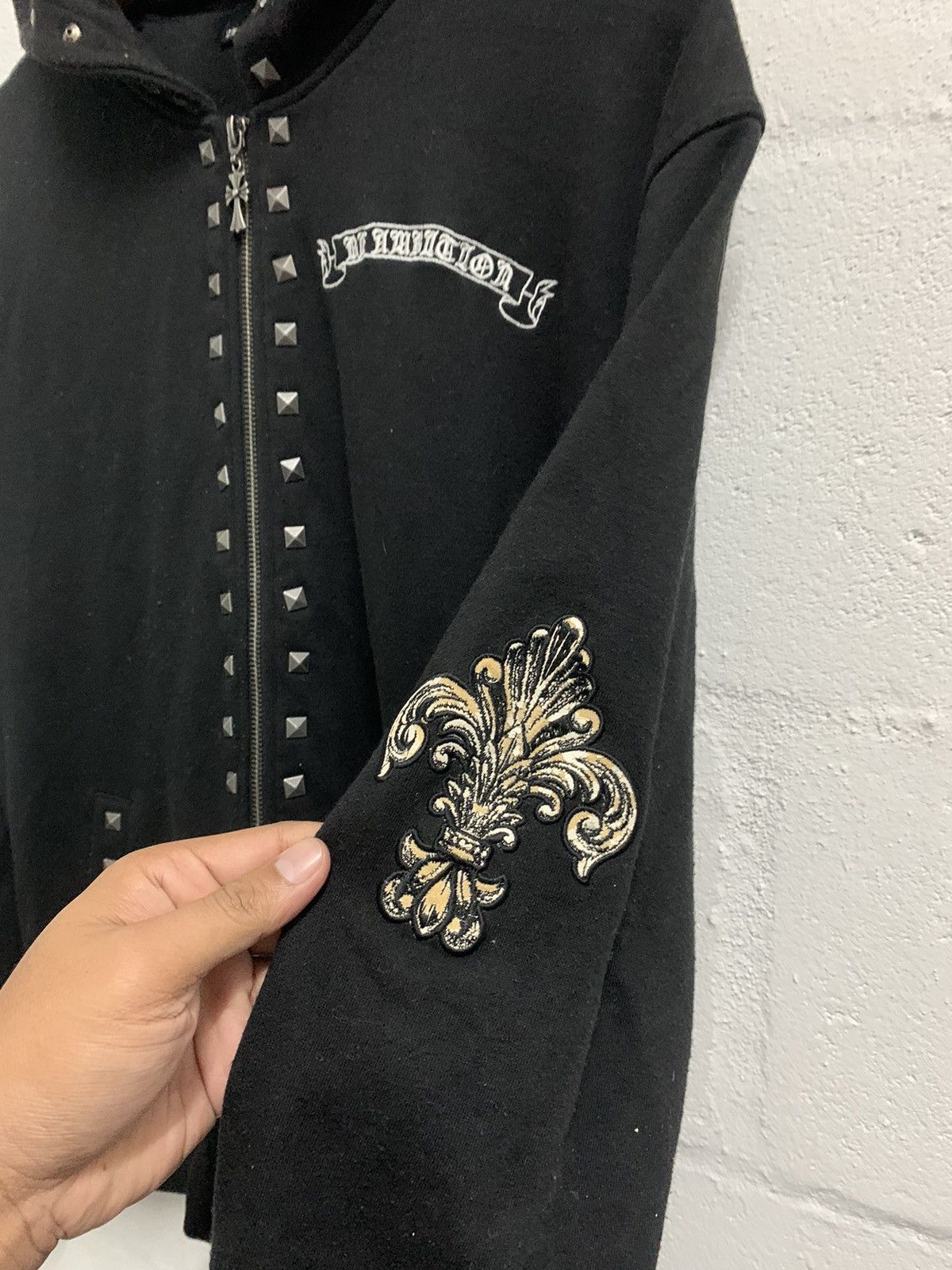 Japanese Brand Hooded Rivet Design Size US L / EU 52-54 / 3 - 6 Thumbnail