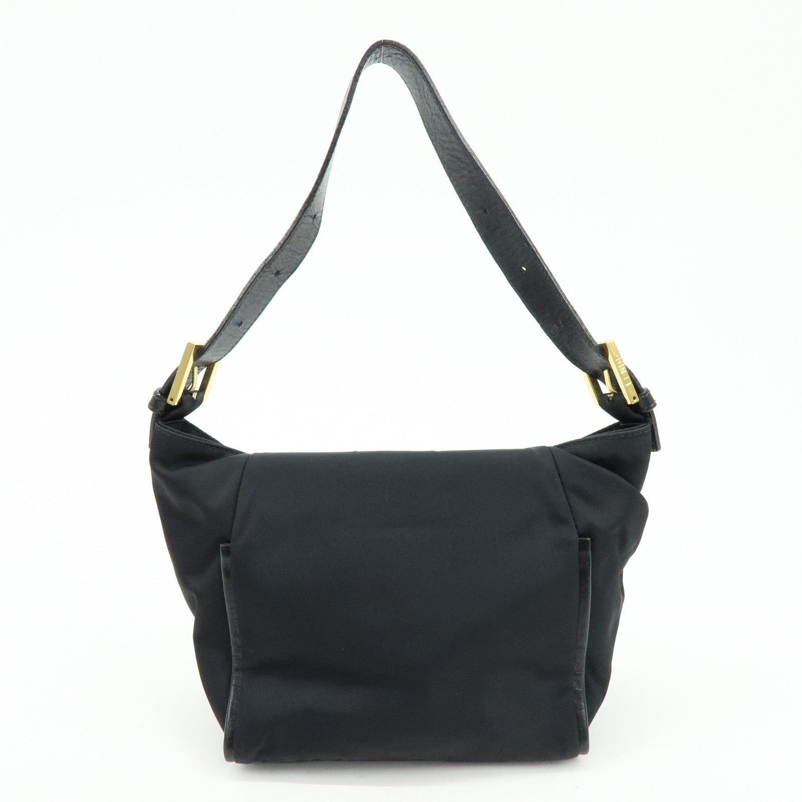 Fendi Fendi Nylon Shoulder Bag Black Size ONE SIZE - 2 Thumbnail