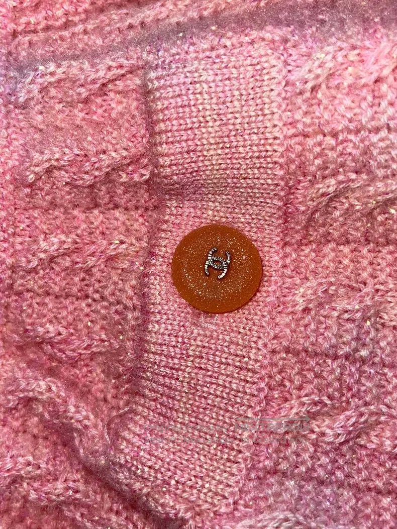 Chanel Chanel Knitted pink dress Size XS / US 0-2 / IT 36-38 - 7 Thumbnail