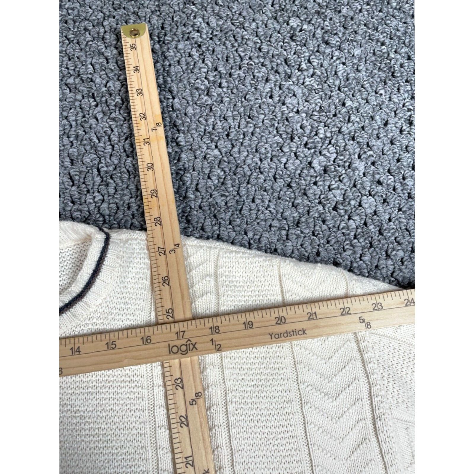 Vintage VINTAGE Shenandoah Embroidered Golf Sweater Adult XL Ivory Chunky Knit Cotton Size US XL / EU 56 / 4 - 7 Thumbnail