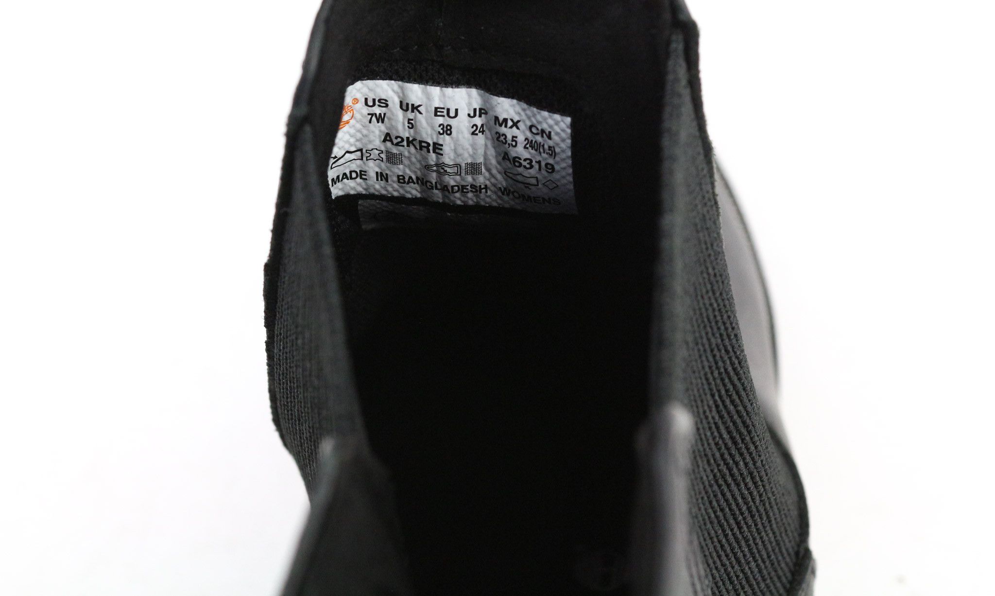 Timberland A2KRE UK5 Black Leather Elastic Side Shoes 79621 Size US 7.5 / IT 37.5 - 11 Thumbnail