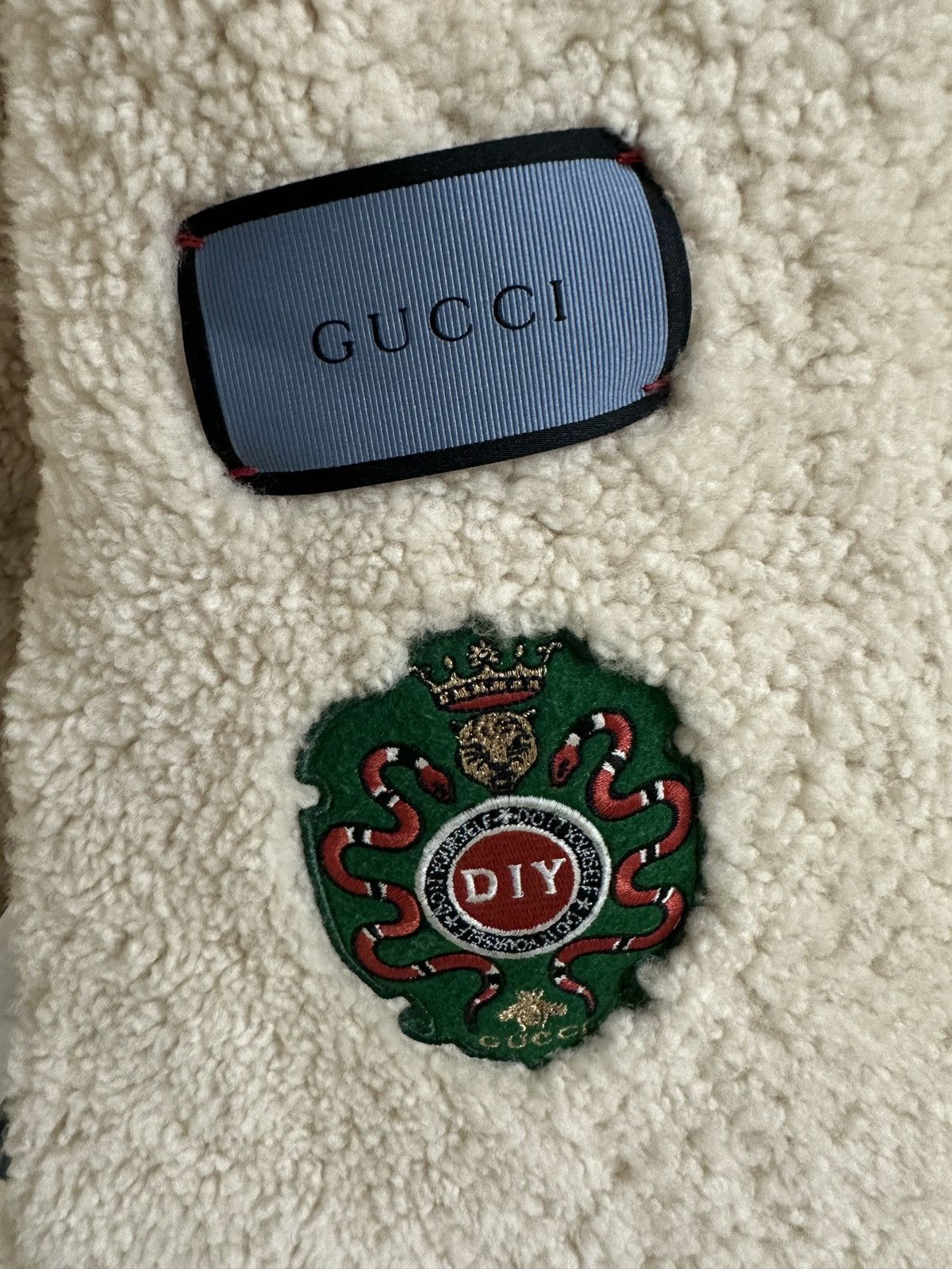 Gucci Gucci Denim Jacket DIY Shearling Tiger Size US M / EU 48-50 / 2 - 5 Thumbnail