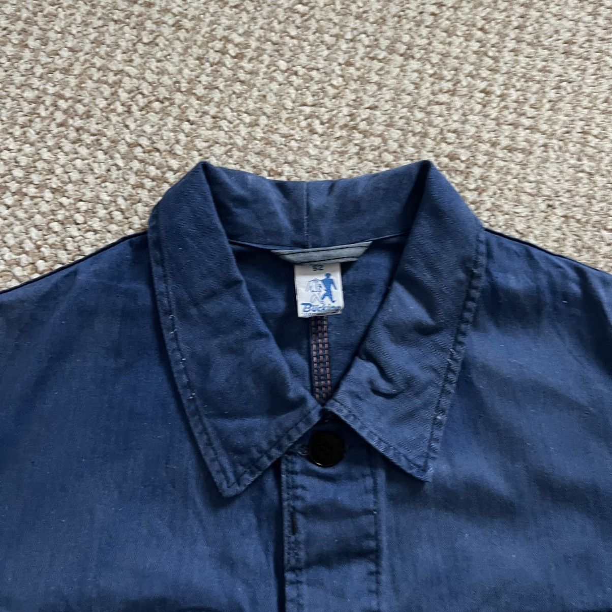 Vintage German herringbone hbt sun faded works vintage jacket Size US L / EU 52-54 / 3 - 2 Thumbnail