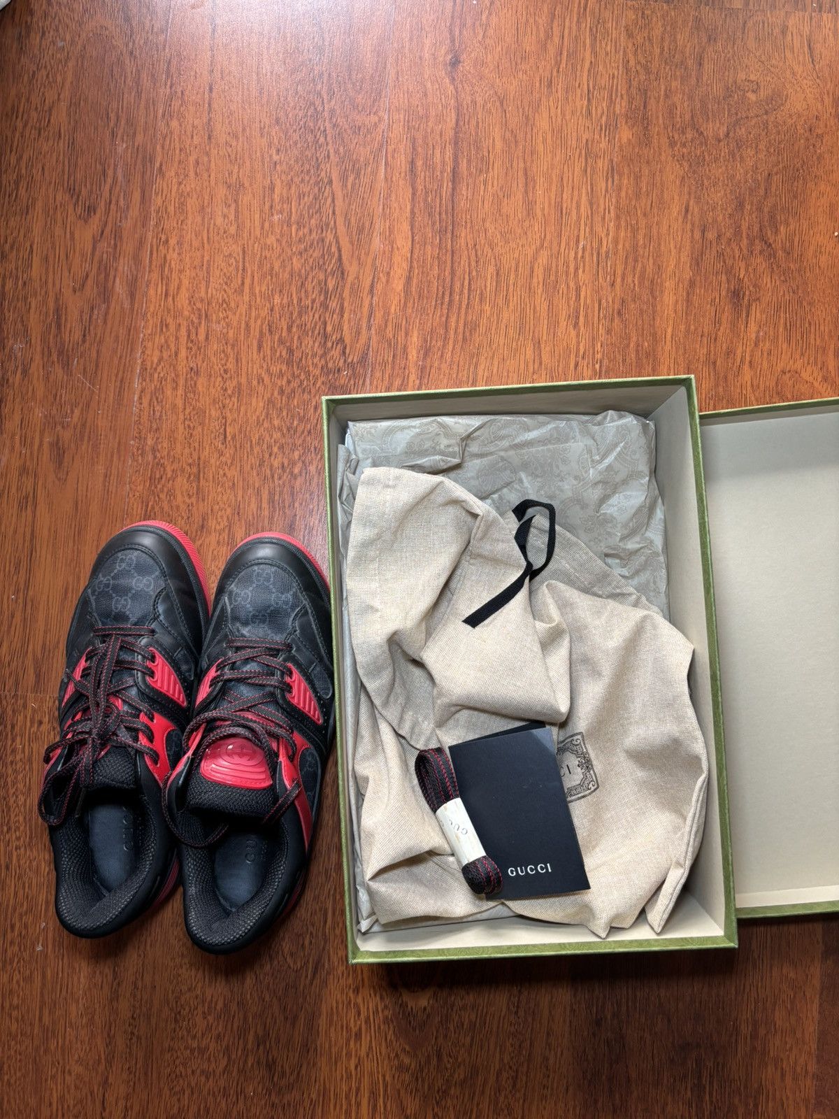Gucci Gucci basket sneakers with monogram Size US 8 / EU 41 - 10 Thumbnail