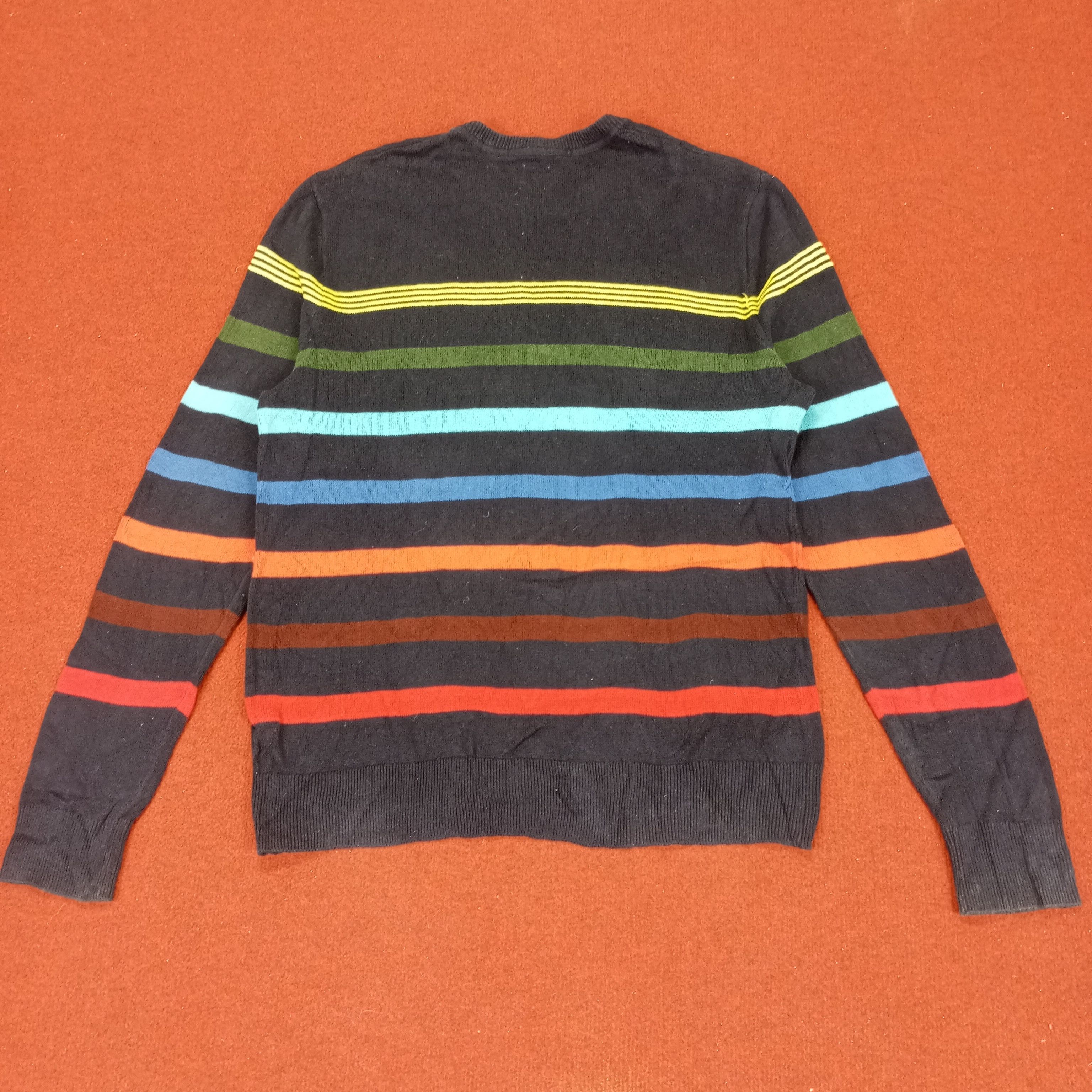 Gap × Vintage GAP Colourful Stripes Design Knitwear Sweater Size US M / EU 48-50 / 2 - 3 Thumbnail