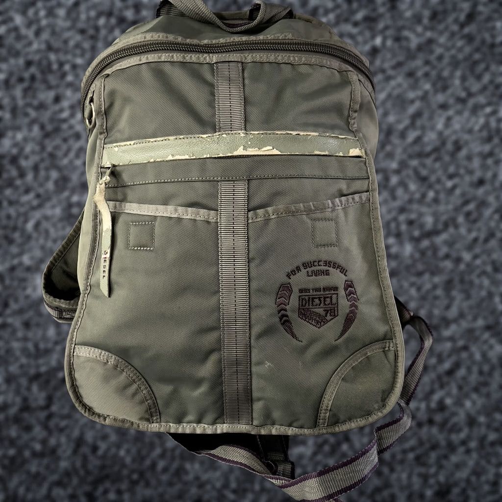 Diesel × Vintage Rare Vintage 90's Diesel Spare Parts Backpack