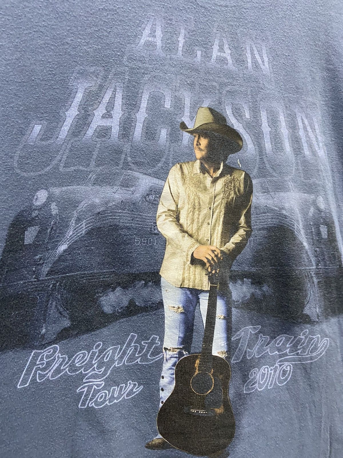 Band Tees ALAN JACKSON SINGER FREIGHT TRAIN TOUR 2010 TEE SHIRT Size US XL / EU 56 / 4 - 3 Thumbnail