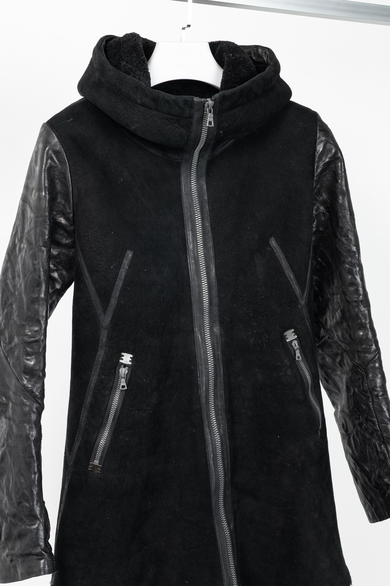 Isaac Sellam Experience Isaac Sellam Experience Arnaqueuse Hooded Shearling Coat Size S / US 4 / IT 40 - 3 Thumbnail