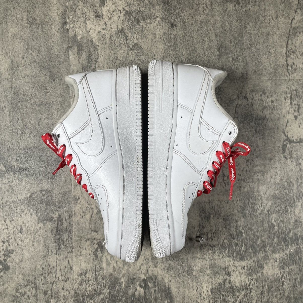 Nike Supreme x Nike Airforce 1 Low Top Sneakers Size US 4 / IT 34 - 5 Thumbnail