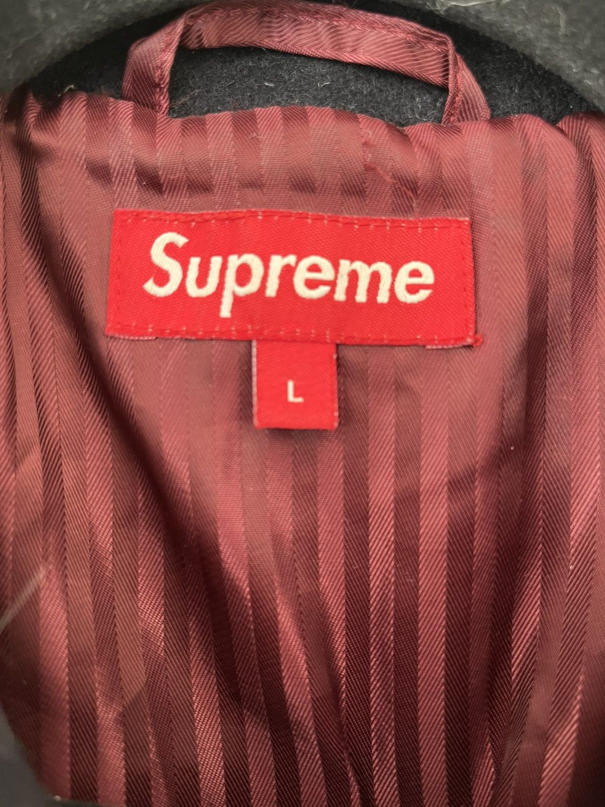 Supreme Supreme fw12 donkey leather navy jacket Size US L / EU 52-54 / 3 - 2 Thumbnail