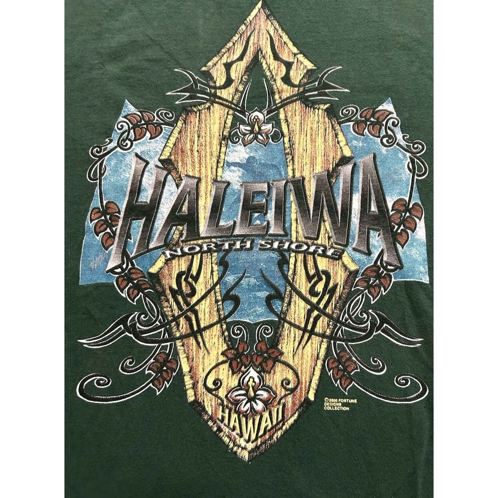 Vintage VINTAGE NorthShore T-Shirt Men XL Green Beach 90s Surf Hawaii Size US XL / EU 56 / 4 - 3 Thumbnail