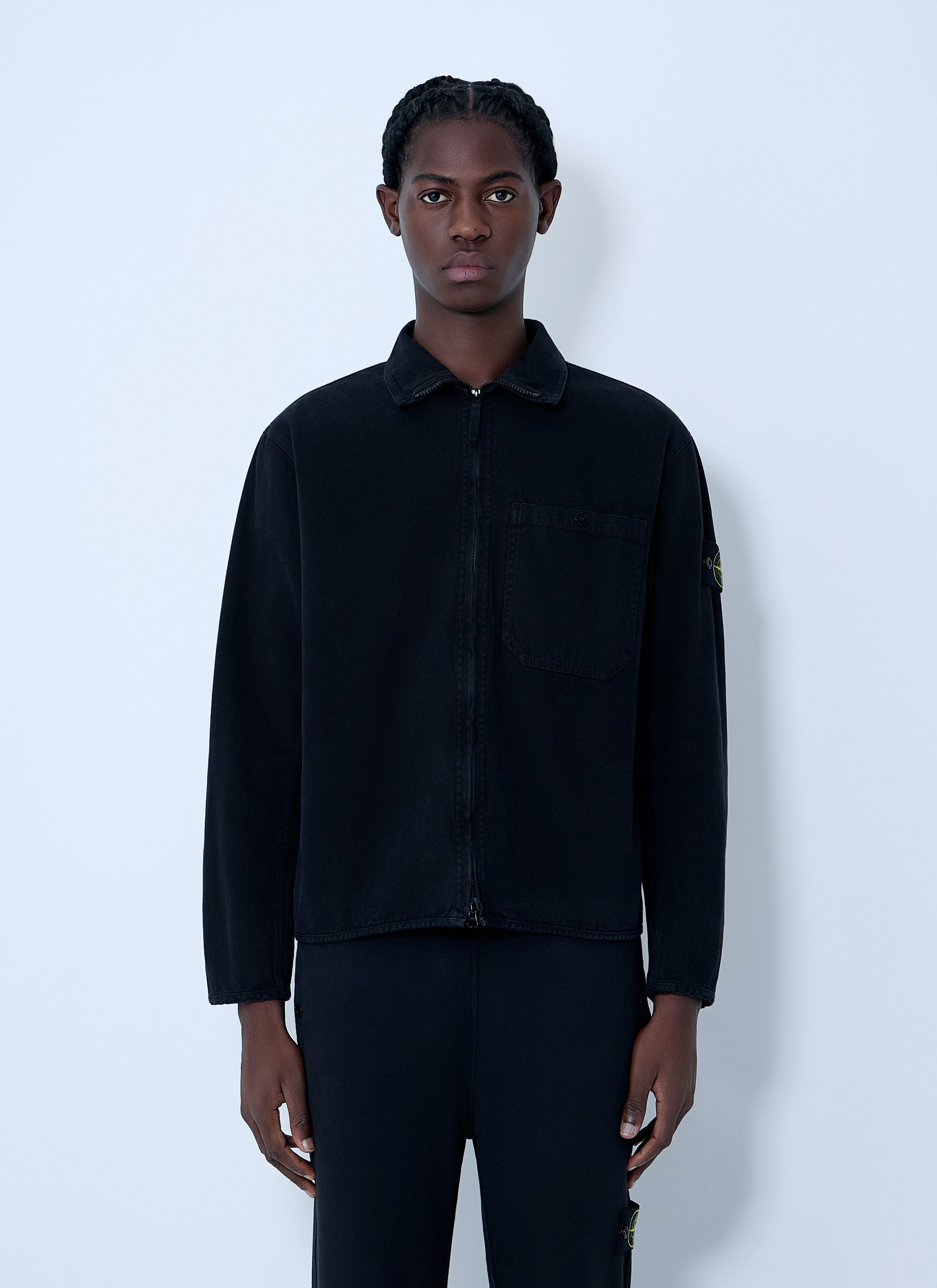 Stone Island Logo Patch Overshirt Size US XXL / EU 58 / 5 - 1 Thumbnail