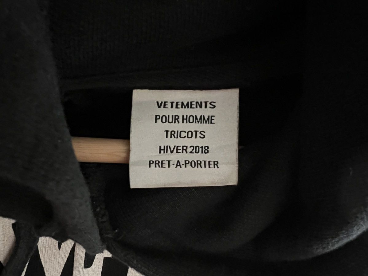 Vetements 2018 Vetements Antwerpen Split Hoodie Black Size US M / EU 48-50 / 2 - 5 Thumbnail