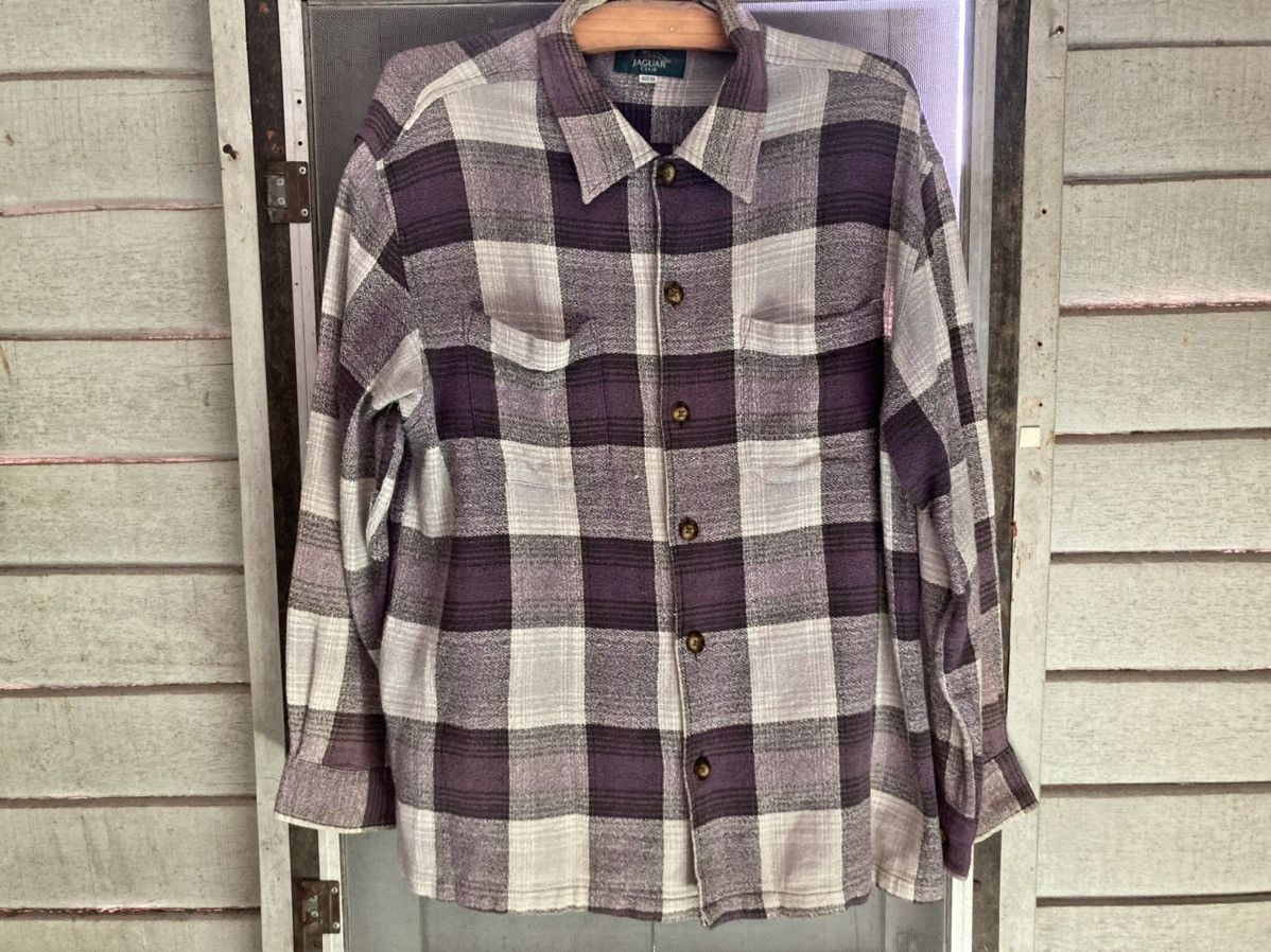 Designer Vintage Jaguar Bottom Shirt Rayon Size US L / EU 52-54 / 3 - 1 Thumbnail