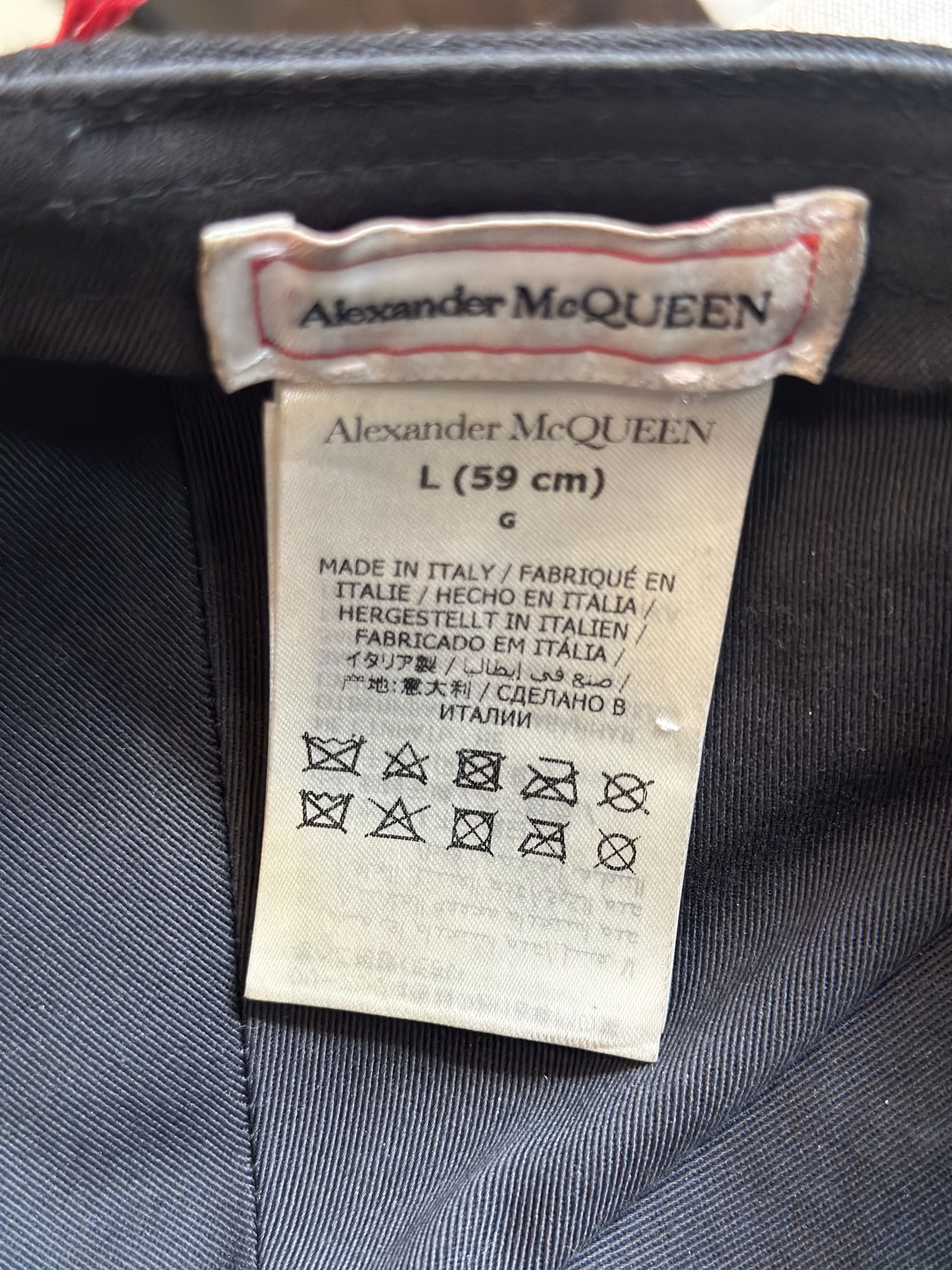 Alexander McQueen Alexander McQueen Astral Embellished Black Baseball Cap Size ONE SIZE - 4 Thumbnail