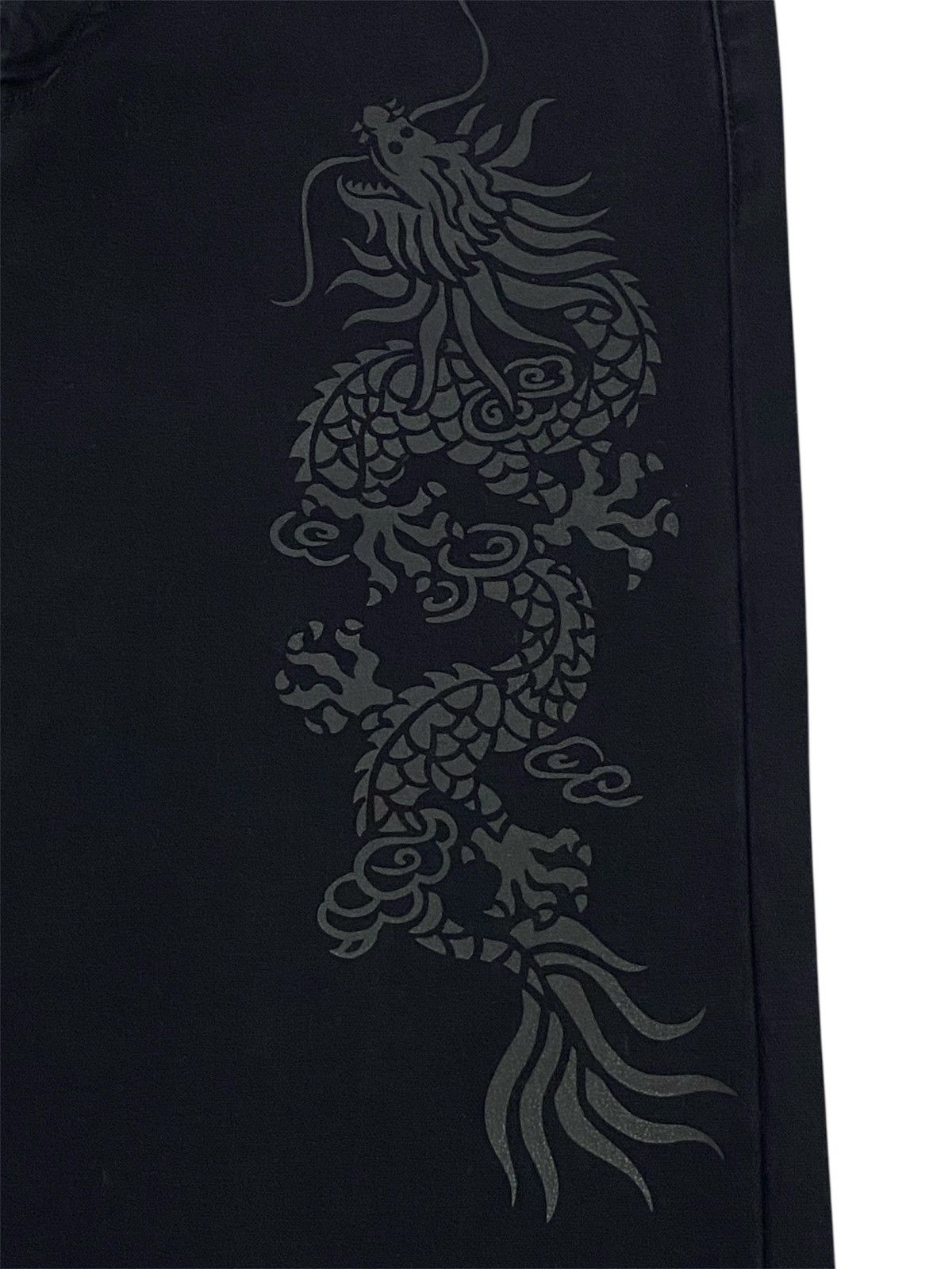 Japanese Brand × Vivienne Tam 💃Vivienne Tam Wide-Leg Dragon Printed Pants Size 28" / US 6 / IT 42 - 13 Thumbnail
