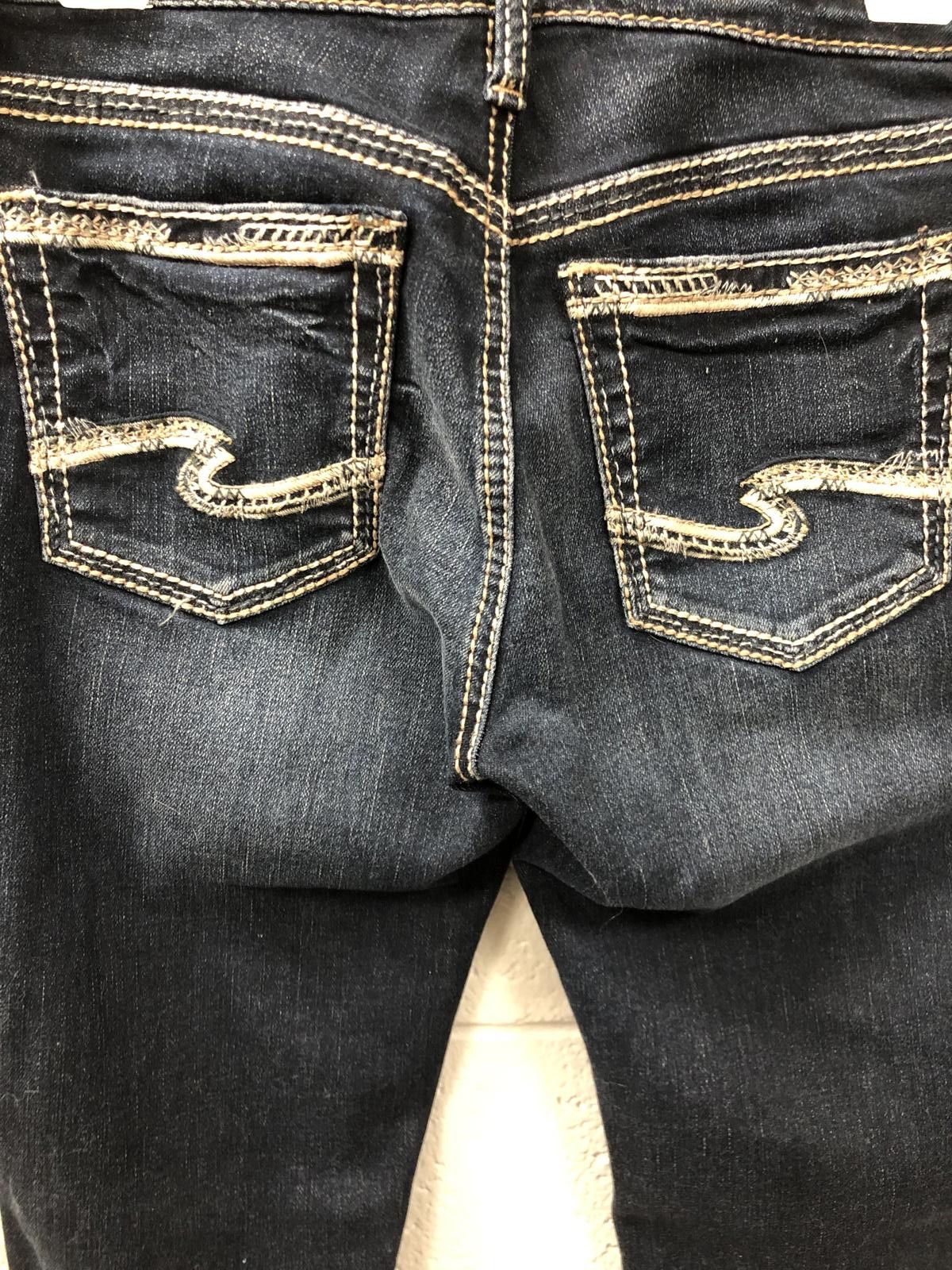 Silver Jeans Co. Stylish Silver Jeans Co. Dark Wash Skinny Jeans Size 27" / US 4 / IT 40 - 5 Thumbnail