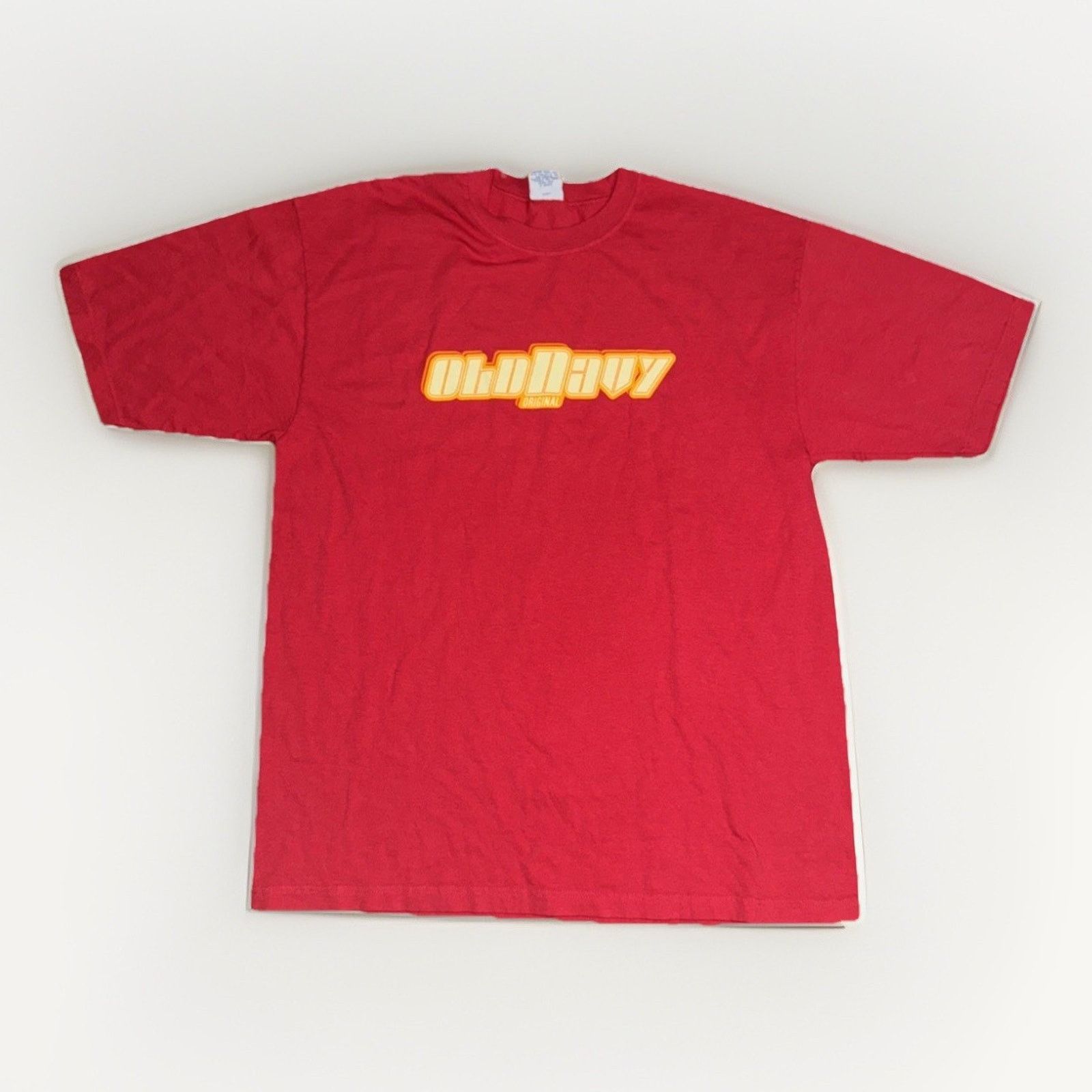 Old Navy × Vintage Vintage Old Navy Spell Out Graphic T-Shirt Red M 20x27 Size US M / EU 48-50 / 2 - 1 Thumbnail