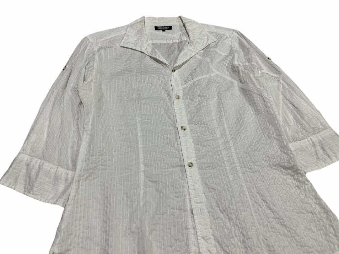 Tornado Mart 🔥Sick Y2K Tornado Mart Asymmetric Wrinkled Shirt Size US L / EU 52-54 / 3 - 3 Thumbnail