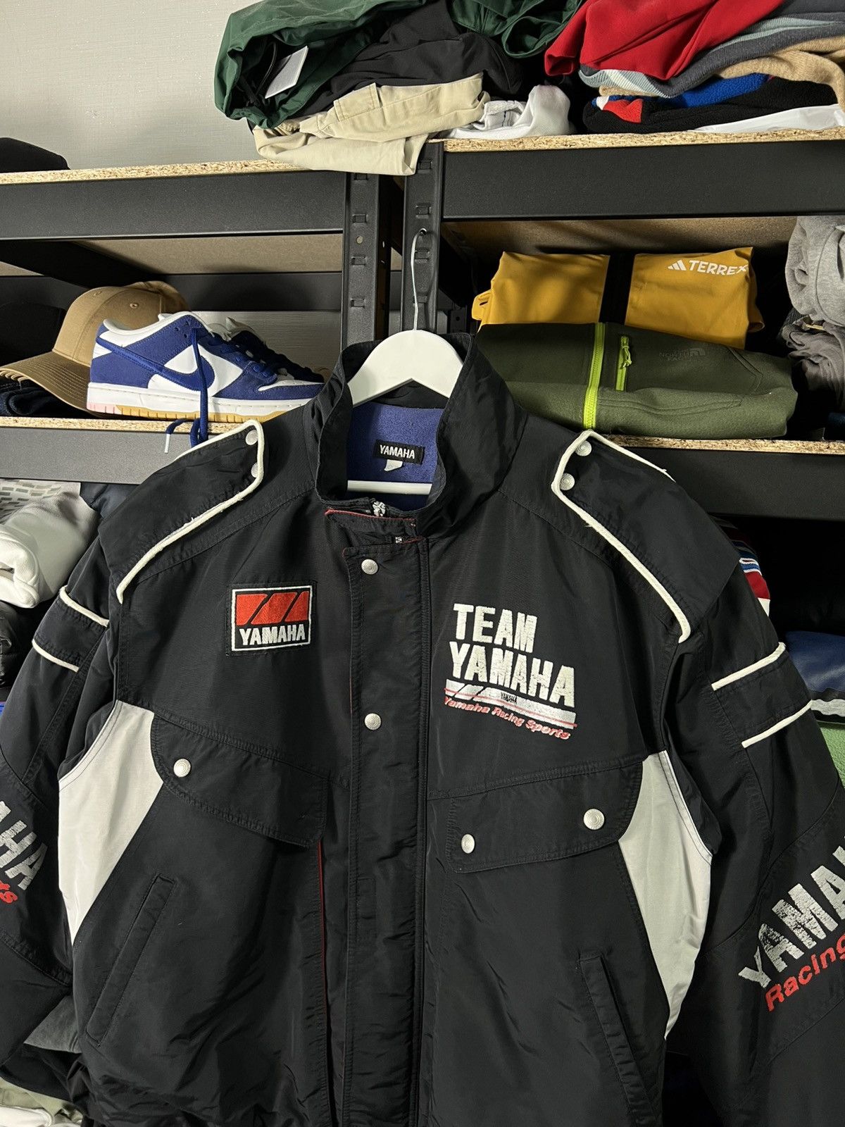 Yamaha Vintage Yamaha Team Racing Sports Jacket Black 80s style 3XL Size US XXL / EU 58 / 5 - 3 Thumbnail