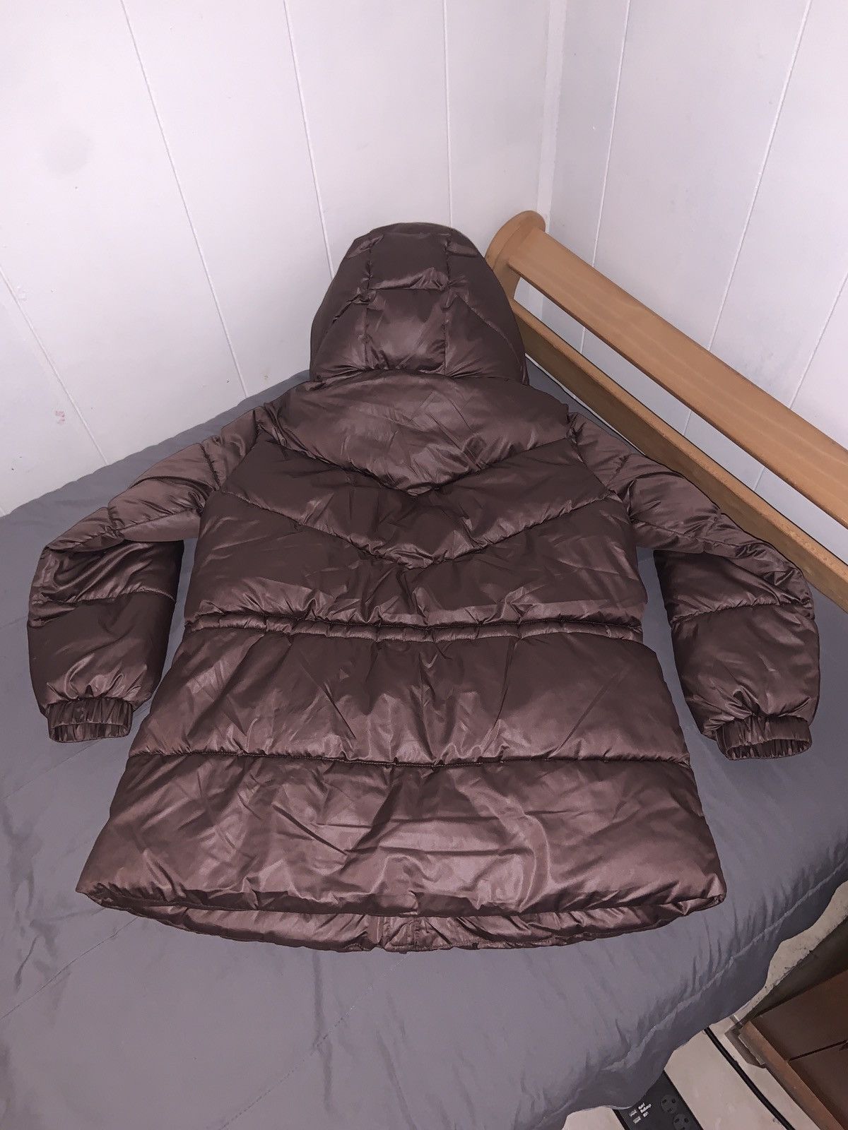 Gap Womens - Cold Control Max Midi Puffer Coat - Size S - Brown Size S / US 4 / IT 40 - 4 Thumbnail