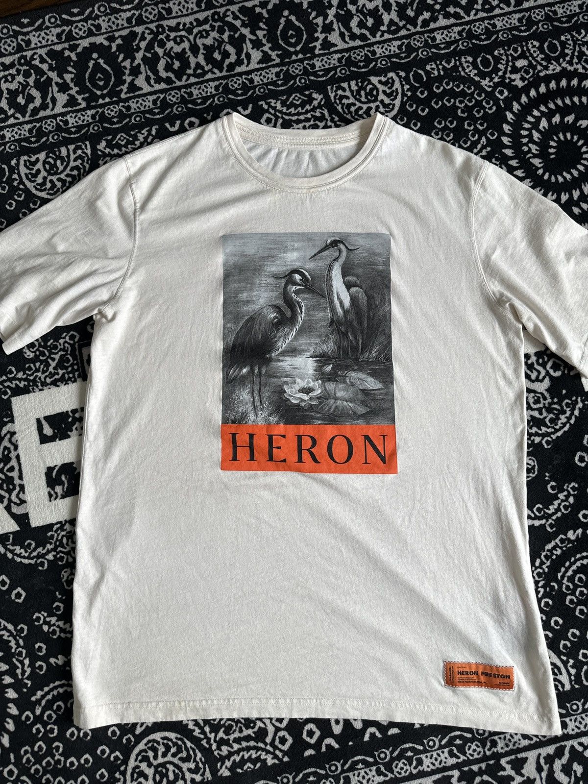 Heron Preston Heron Preston Oversized Tee Off-White XL Size US XL / EU 56 / 4 - 1 Thumbnail