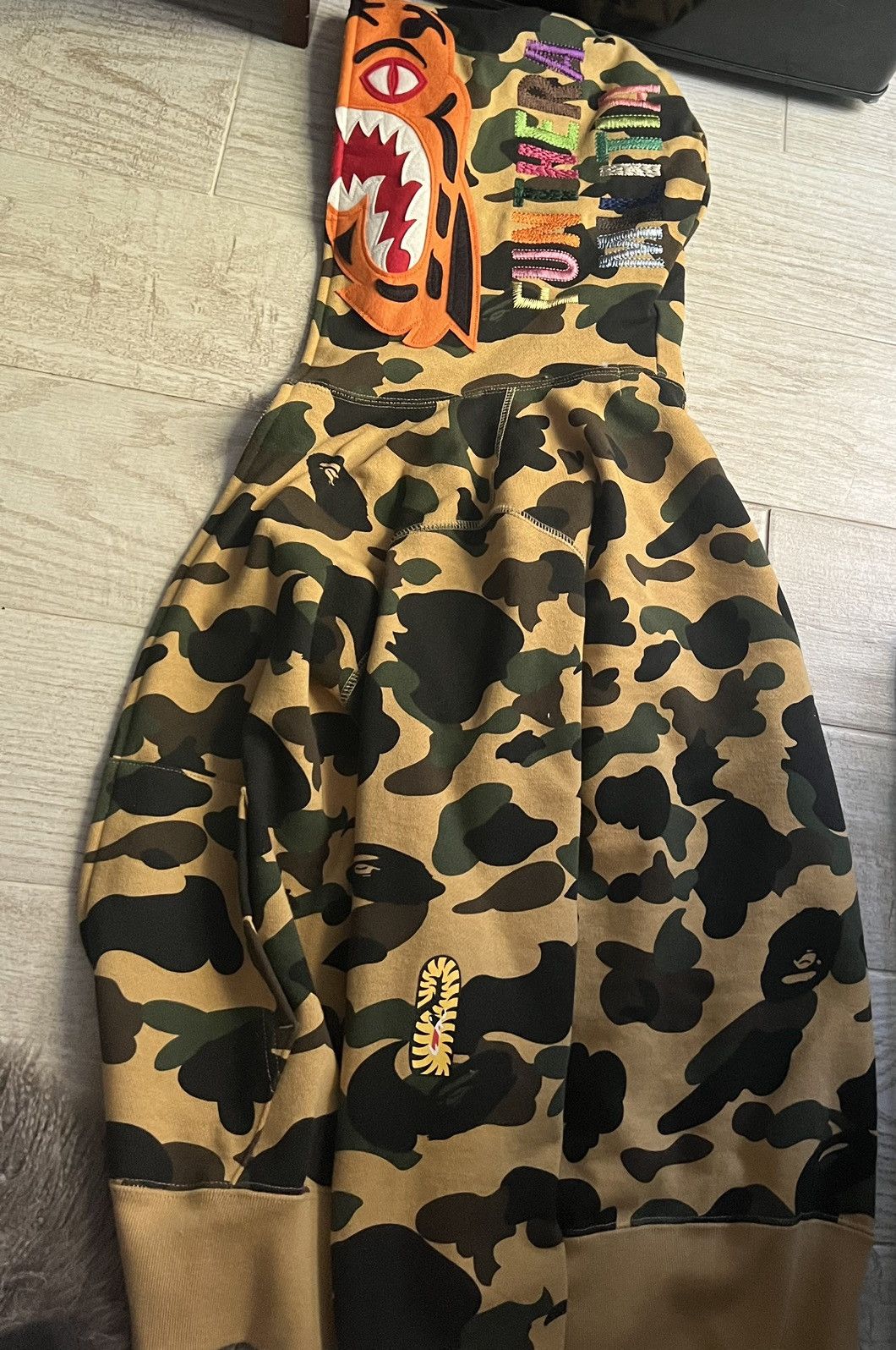 Bape 1st Camo Tiger Full Zip Hoodie Size US S / EU 44-46 / 1 - 3 Thumbnail