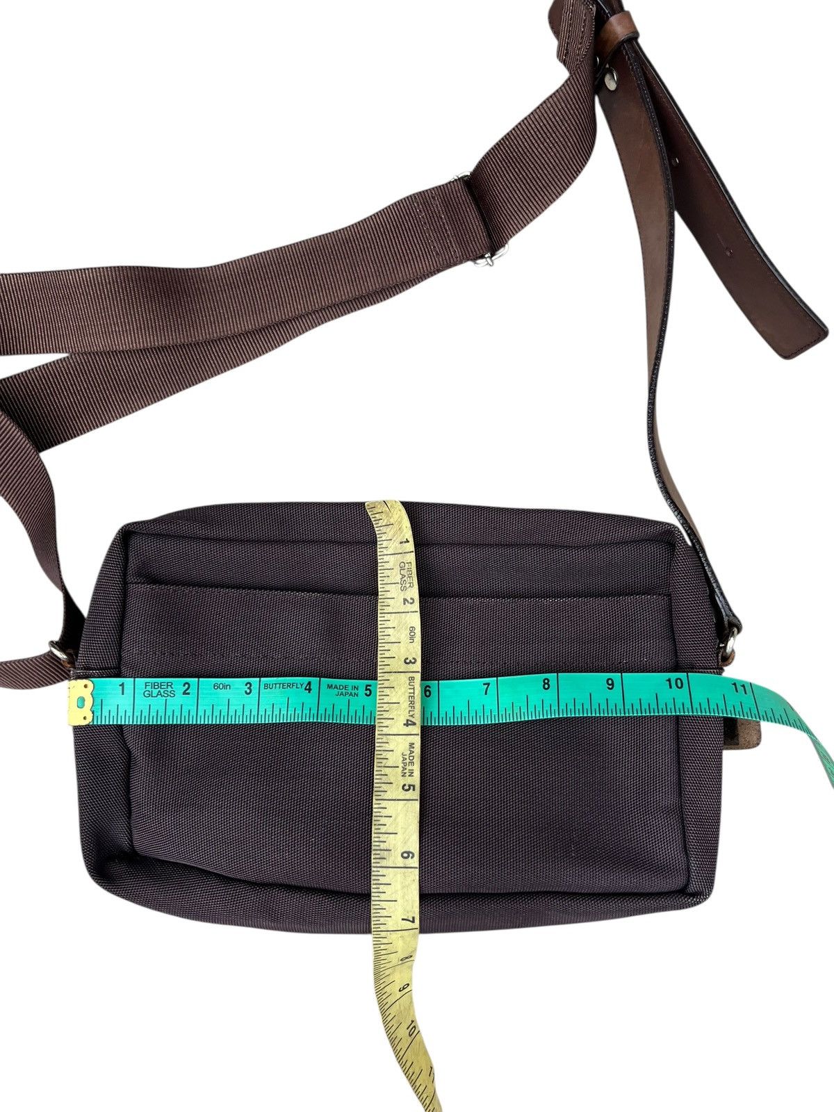 Yohji Yamamoto 2000s Yohji Yamamoto Y’saccs Hybrid Leather Sling Bag Size ONE SIZE - 2 Thumbnail