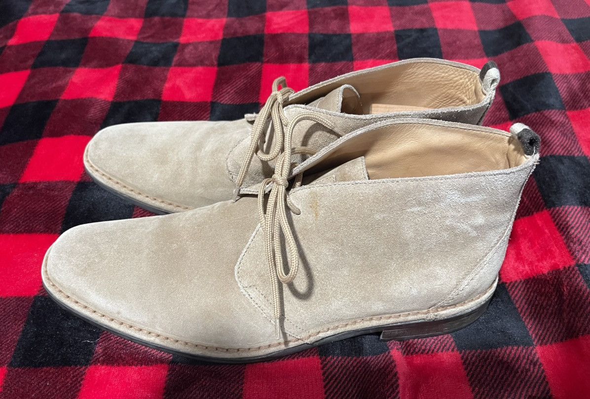 Coach Coach Austin Beige Tan Suede Leather Chukka Boots Italy Size US 11.5 / EU 44-45 - 1 Thumbnail