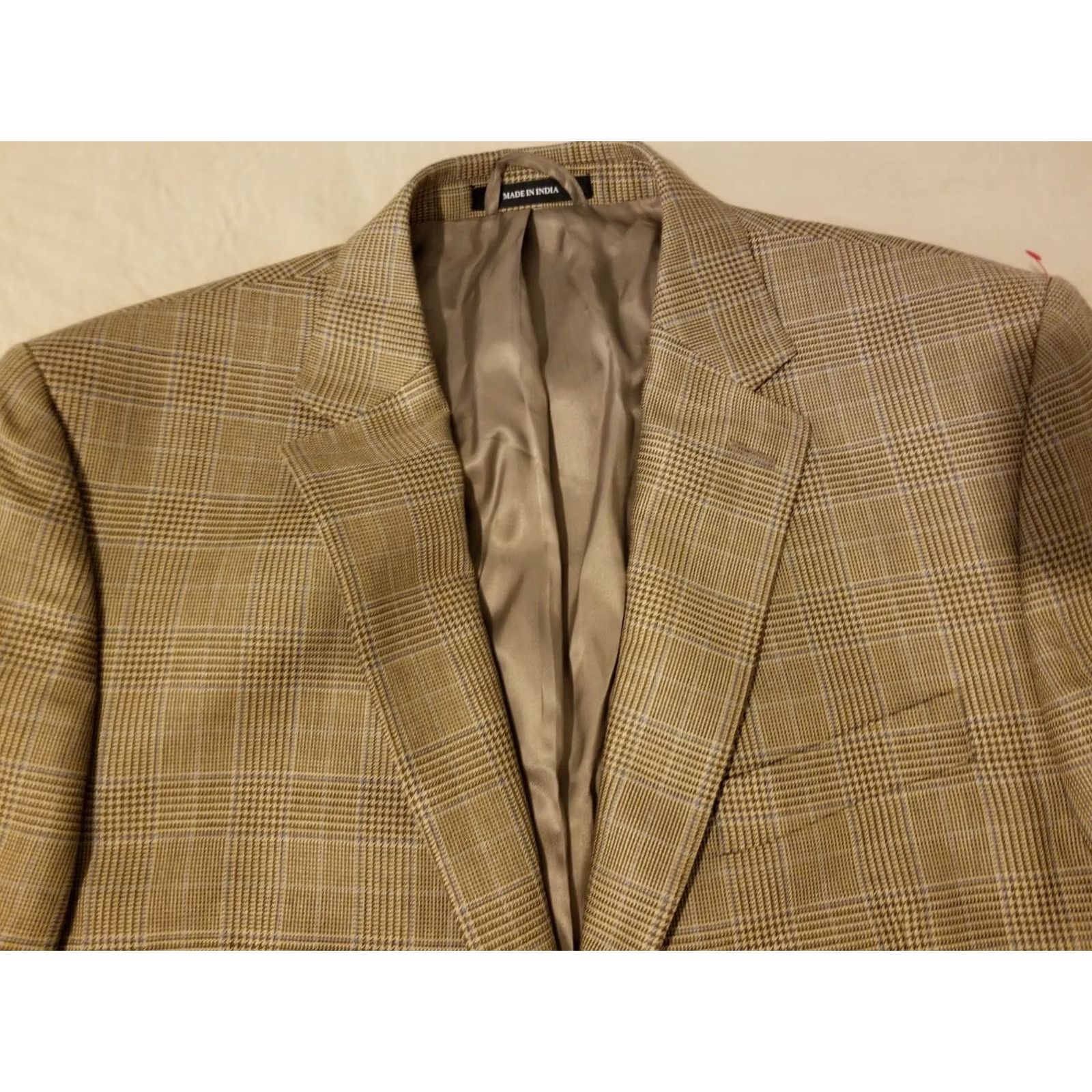 Polo Ralph Lauren Mens Polo Ralph Lauren Wool Silk Sports Jacket Blazer Khaki 42L Size US XL / EU 56 / 4 - 2 Thumbnail