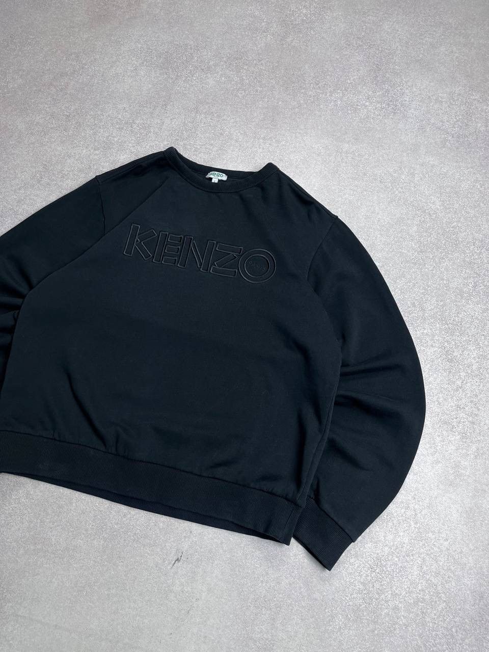 Kenzo × Vintage Vintage Kenzo Big Logo Spellout Sweatshirt L Size US L / EU 52-54 / 3 - 2 Thumbnail