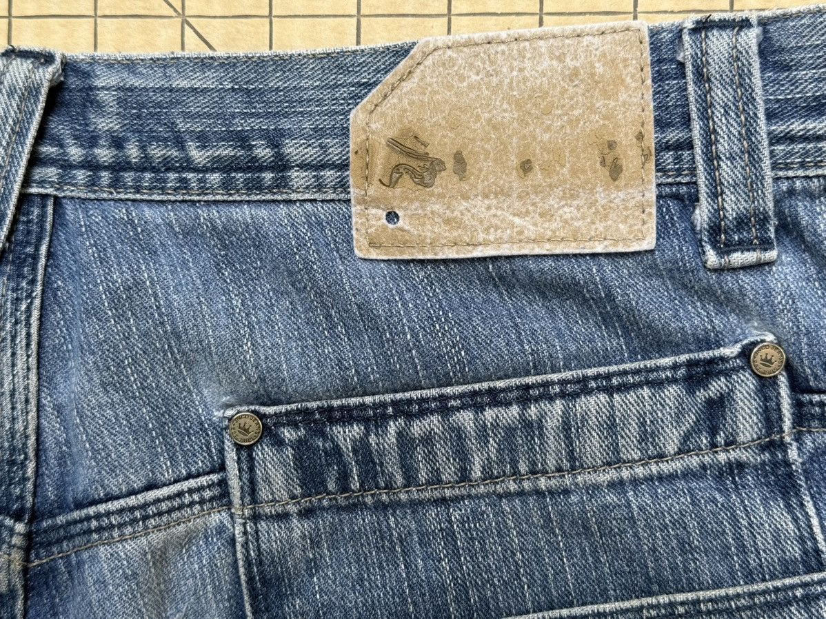 JNCO × Vintage Vintage Y2K JNCO Flaming Skull Baggy Jeans Size US 34 / EU 50 - 9 Thumbnail