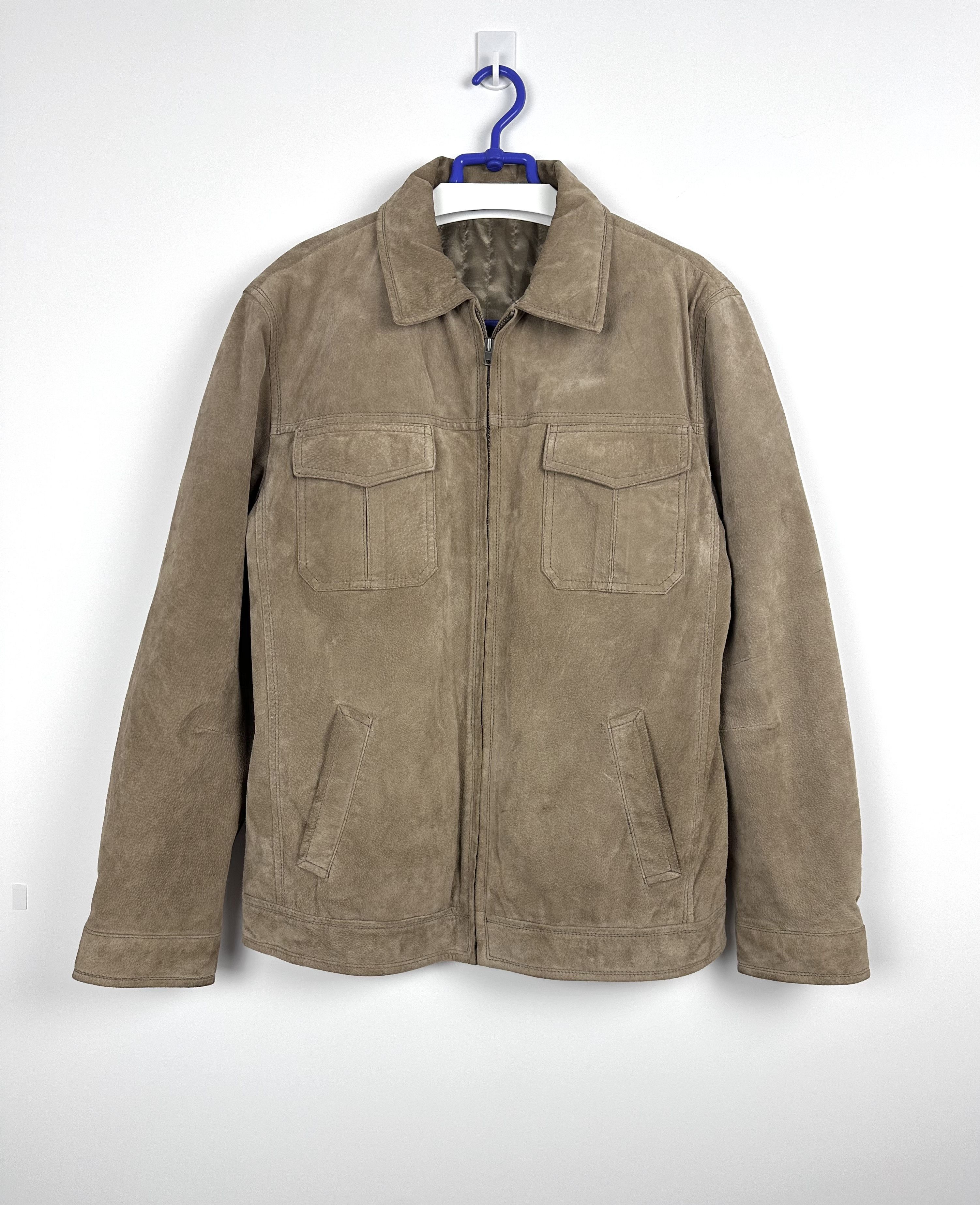 Vintage Vintage Avant Garde men biker boxy leather jacket Size US L / EU 52-54 / 3 - 1 Thumbnail