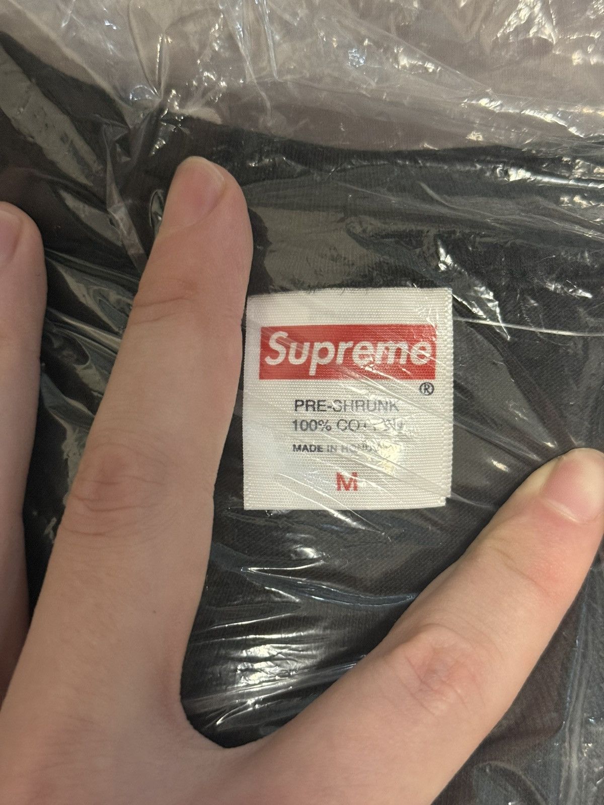 Supreme Supreme stick tee T-shirt black Size US M / EU 48-50 / 2 - 2 Thumbnail