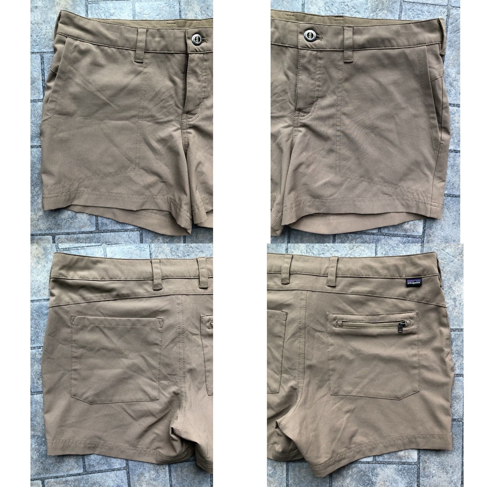 Patagonia Patagonia Shorts Womens Size 6 Beige Tan Polyester Elastane RN51884 Polo? Size 28" / US 6 / IT 42 - 8 Thumbnail
